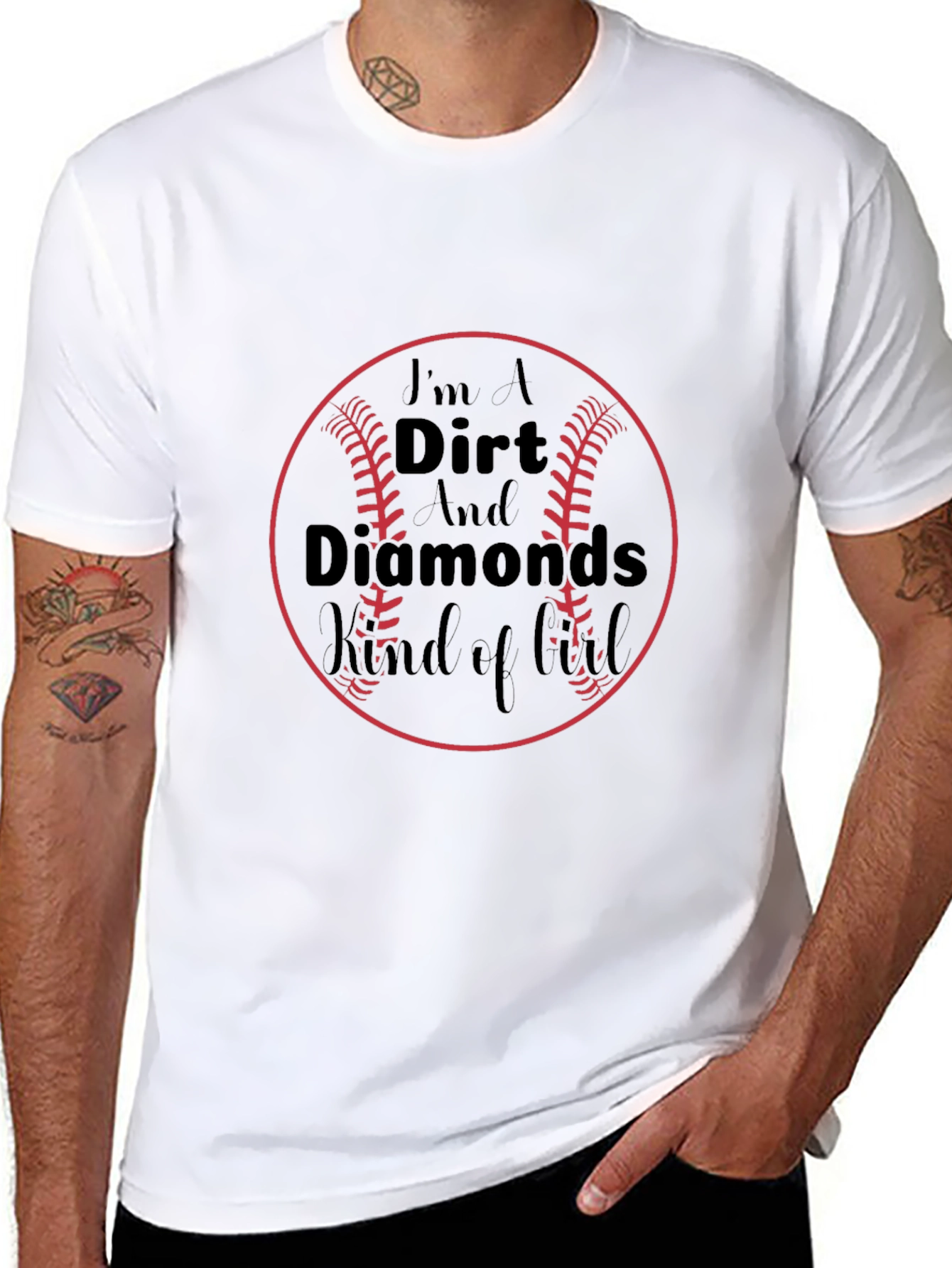 Dirt & Diamonds Baseball T-Shirt