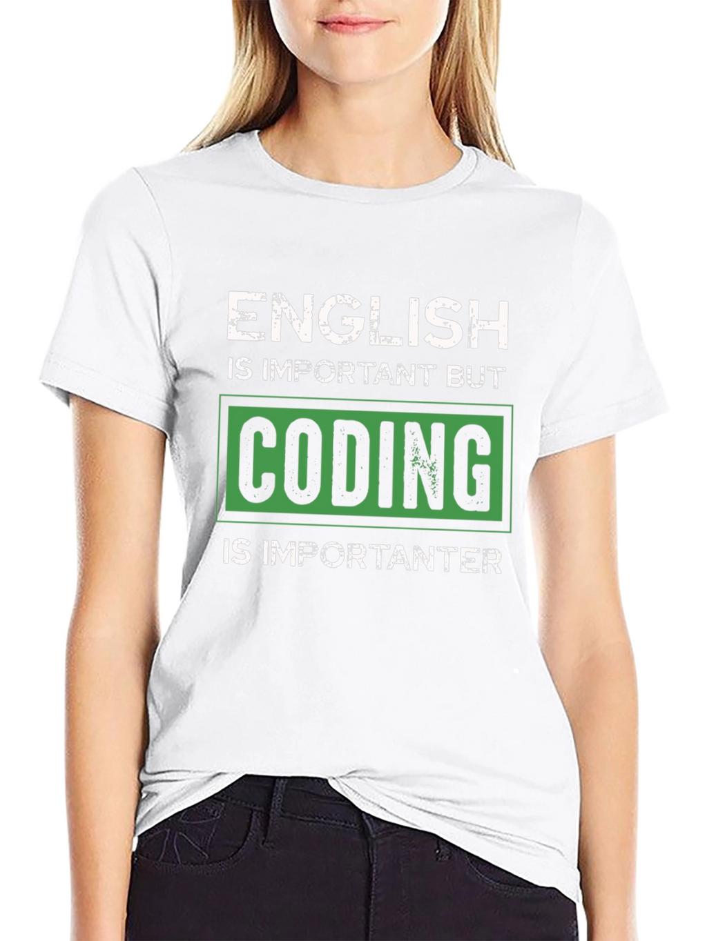 Coding Is Importanter Graphic T-Shirt