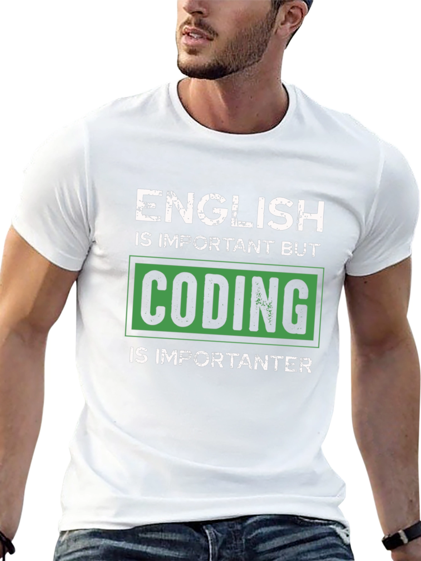 Coding Is Importanter Graphic T-Shirt
