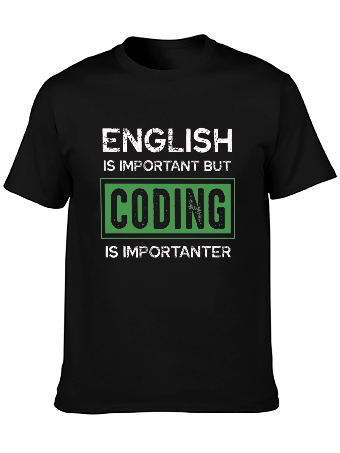 Coding Is Importanter Graphic T-Shirt