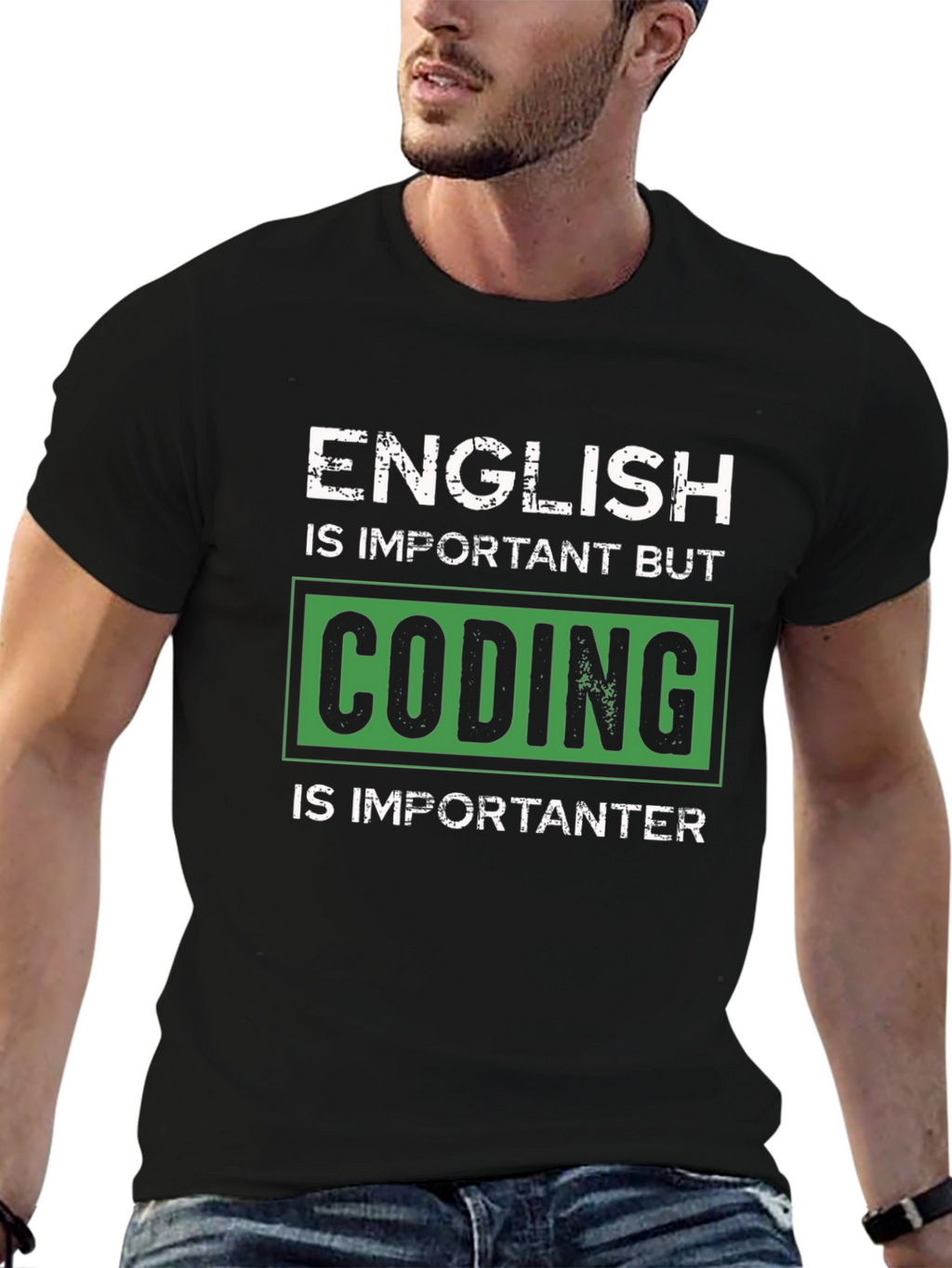 Coding Is Importanter Graphic T-Shirt