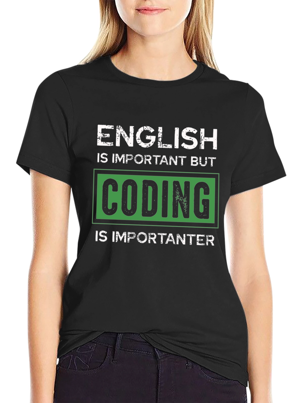 Coding Is Importanter Graphic T-Shirt