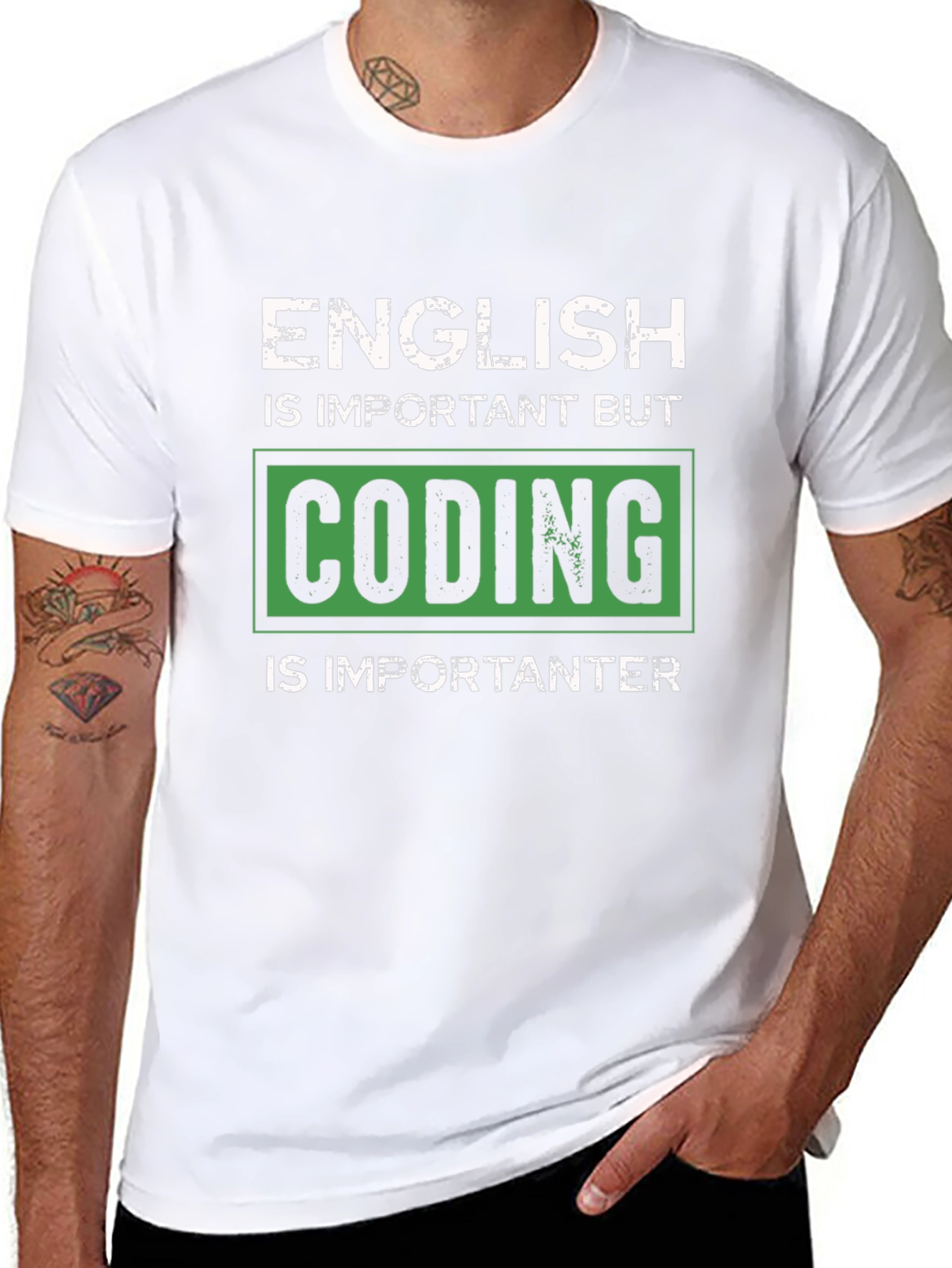 Coding Is Importanter Graphic T-Shirt