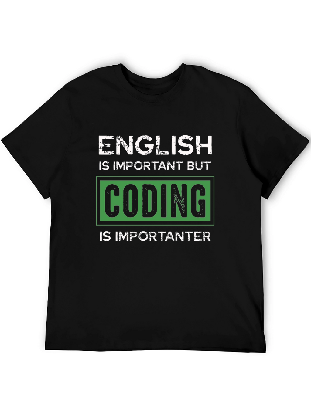 Coding Is Importanter Graphic T-Shirt