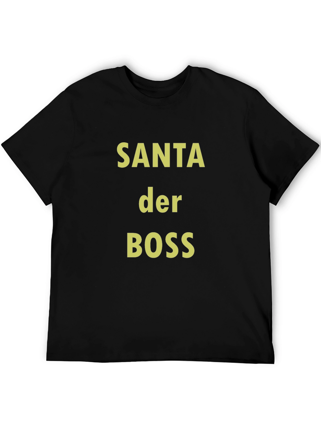 Santa Der Boss T-Shirt - Festive Holiday Apparel