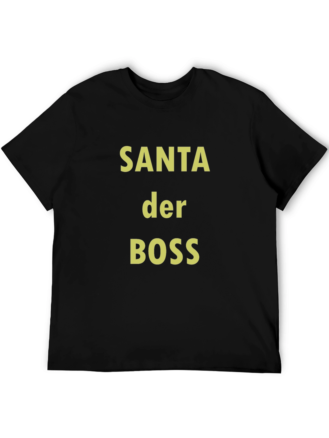 Santa Der Boss T-Shirt - Festive Holiday Apparel