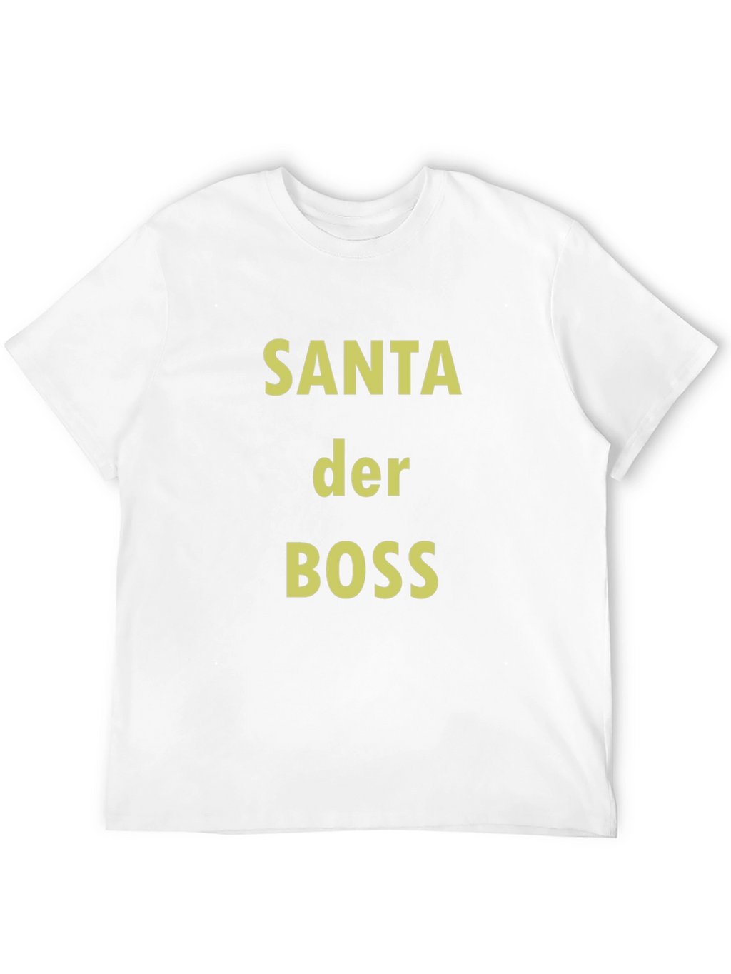 Santa Der Boss T-Shirt - Festive Holiday Apparel