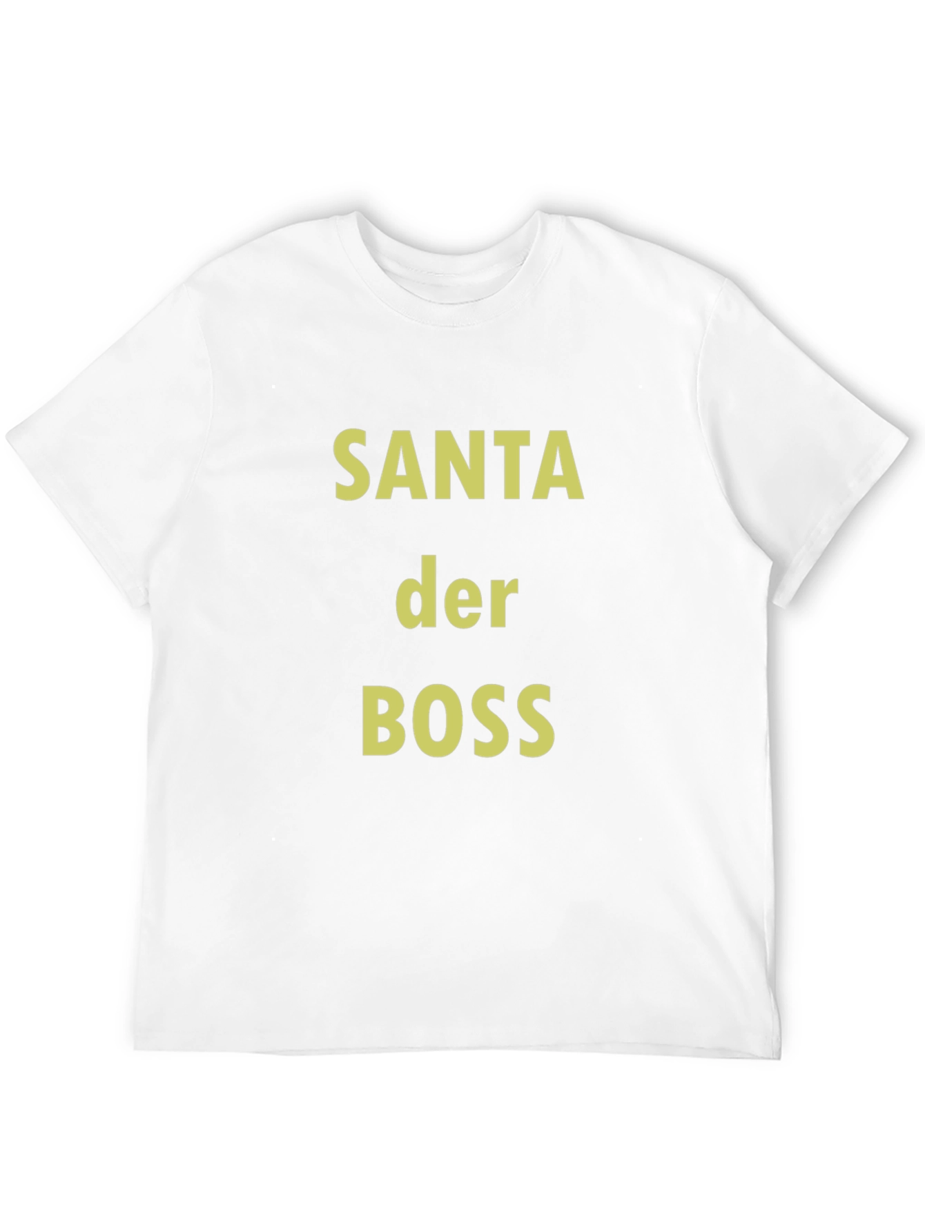 Santa Der Boss T-Shirt - Festive Holiday Apparel