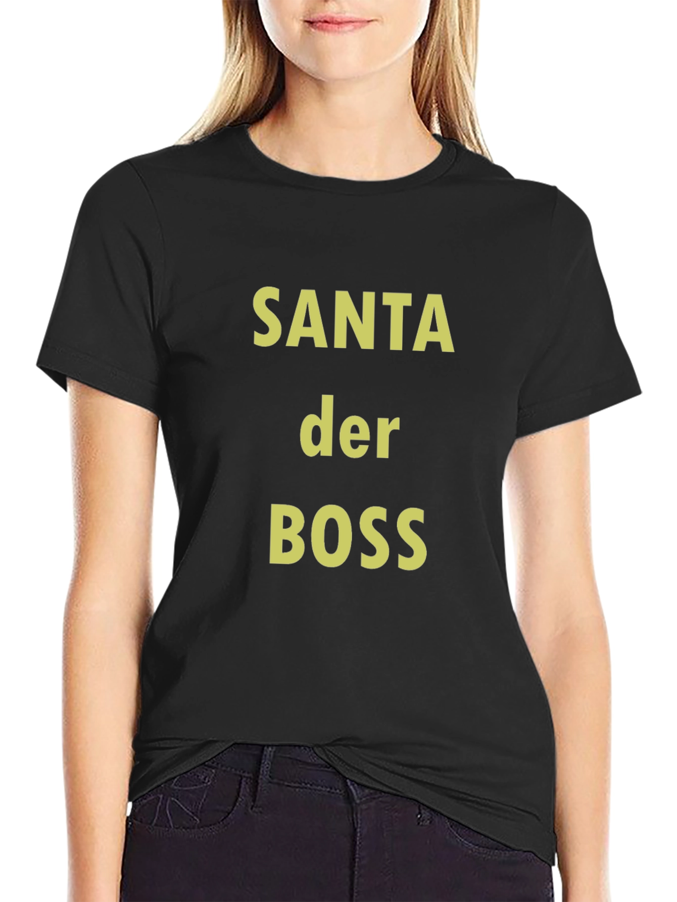 Santa Der Boss T-Shirt - Festive Holiday Apparel