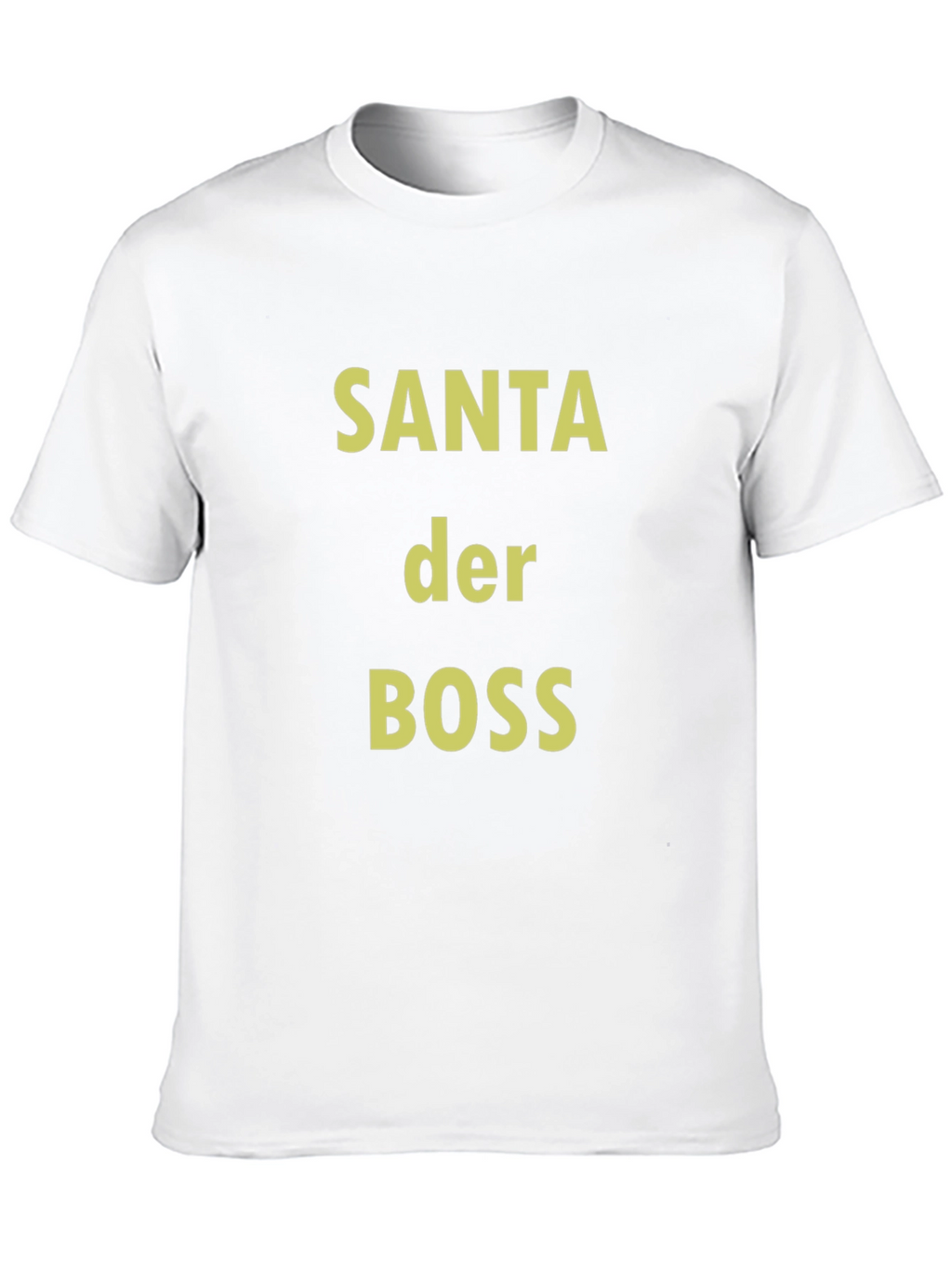Santa Der Boss T-Shirt - Festive Holiday Apparel