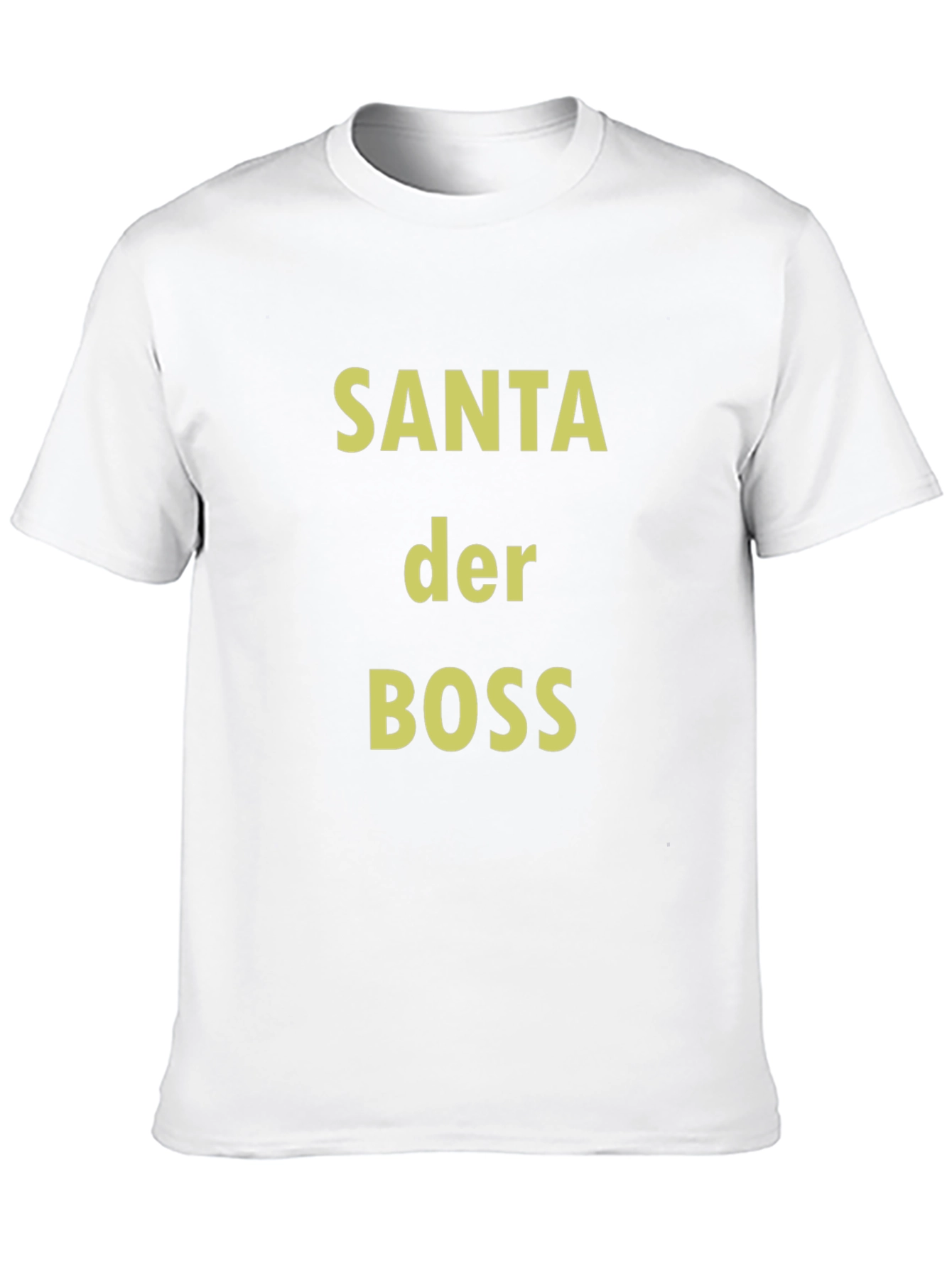 Santa Der Boss T-Shirt - Festive Holiday Apparel