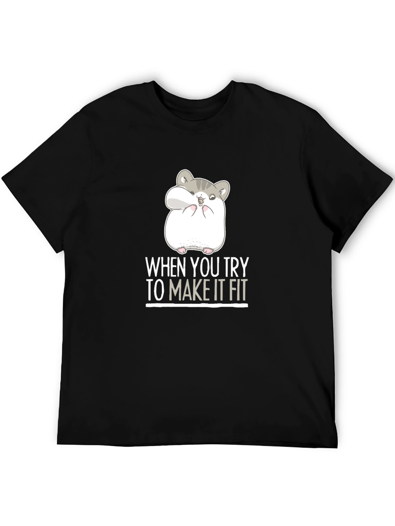 Hamster Fit Funny Graphic Tee
