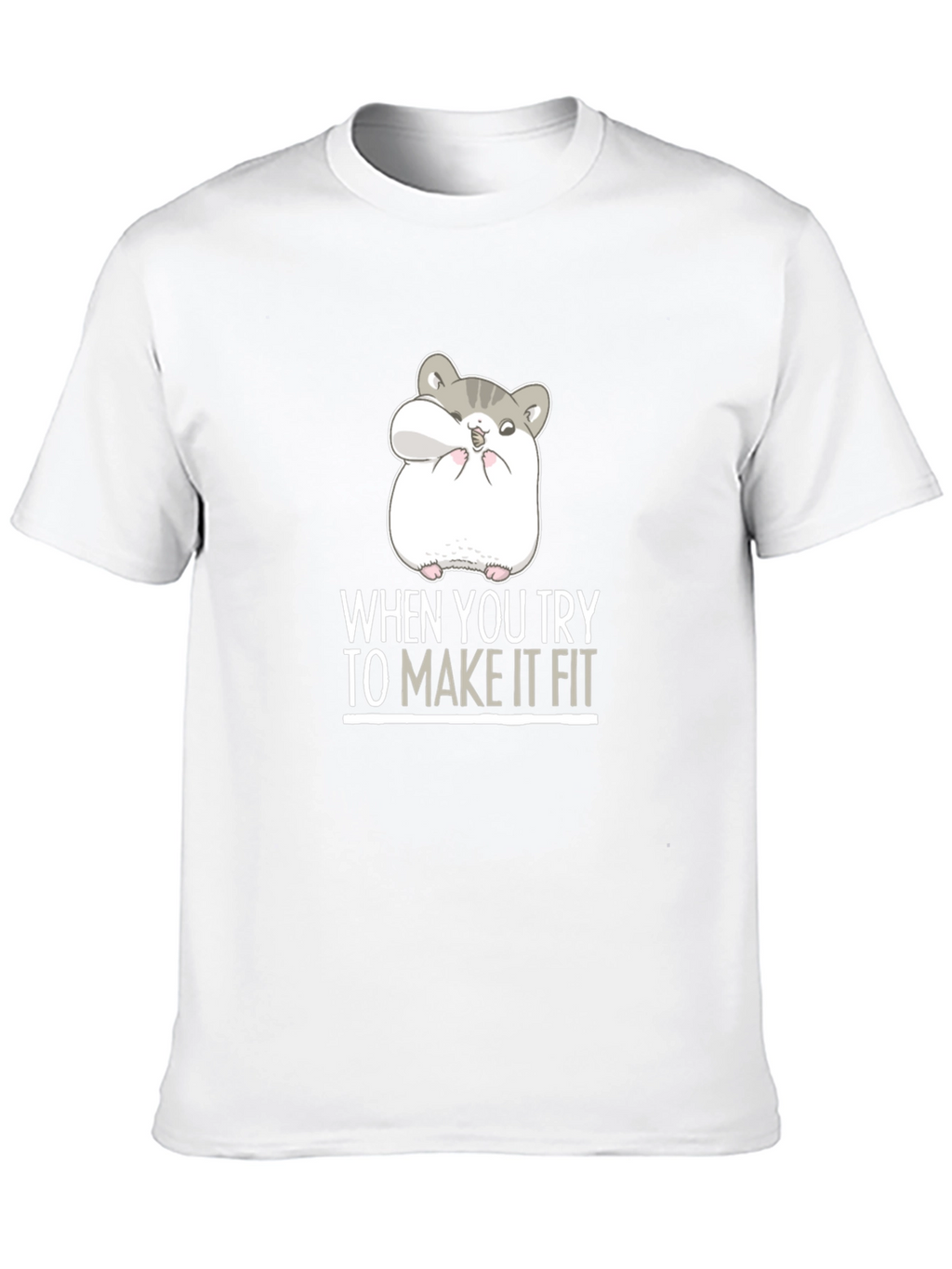 Hamster Fit Funny Graphic Tee
