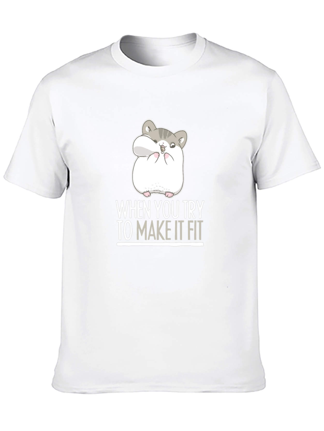 Hamster Fit Funny Graphic Tee