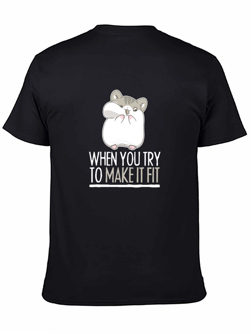 Hamster Fit Funny Graphic Tee