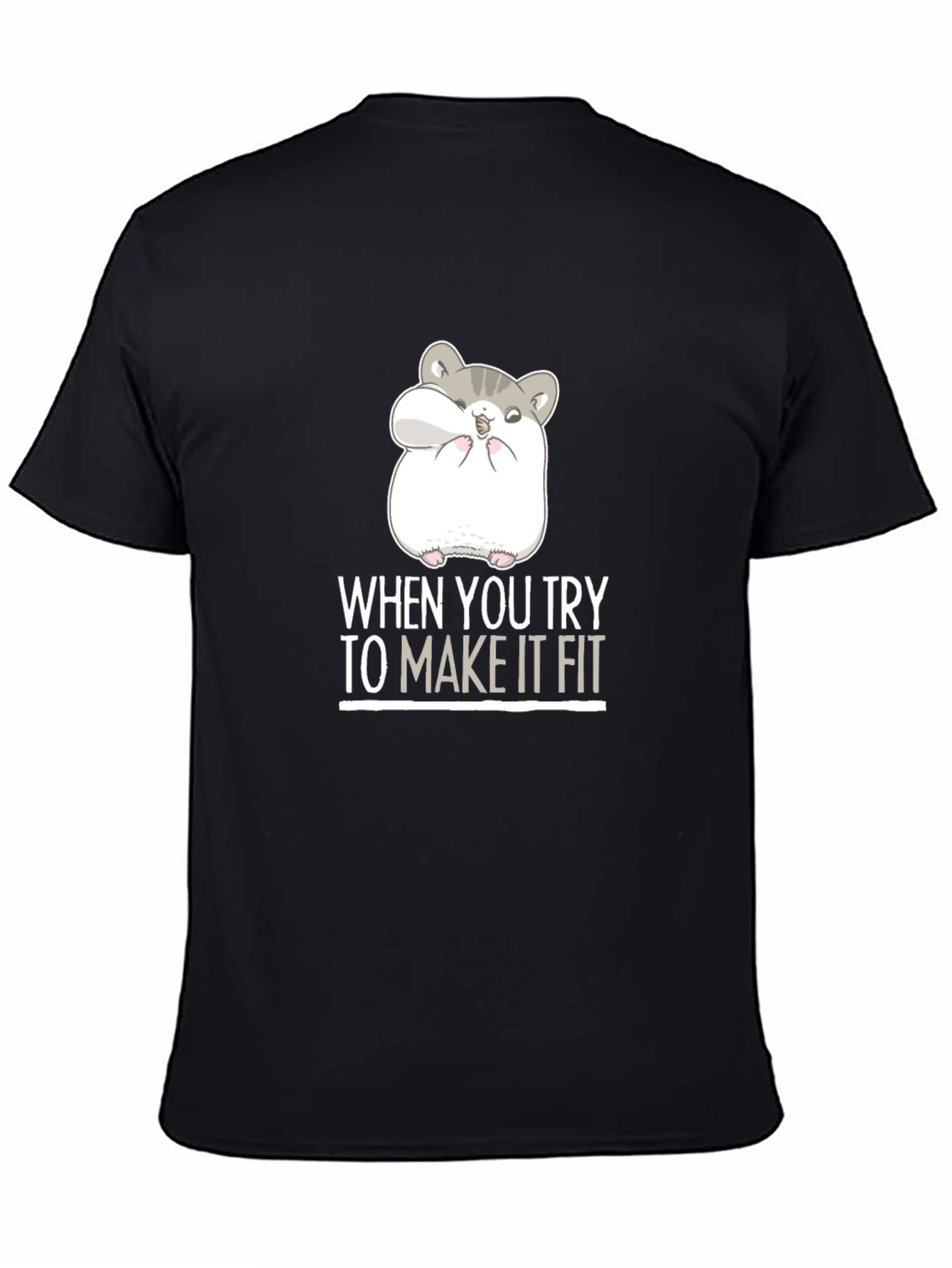 Hamster Fit Funny Graphic Tee