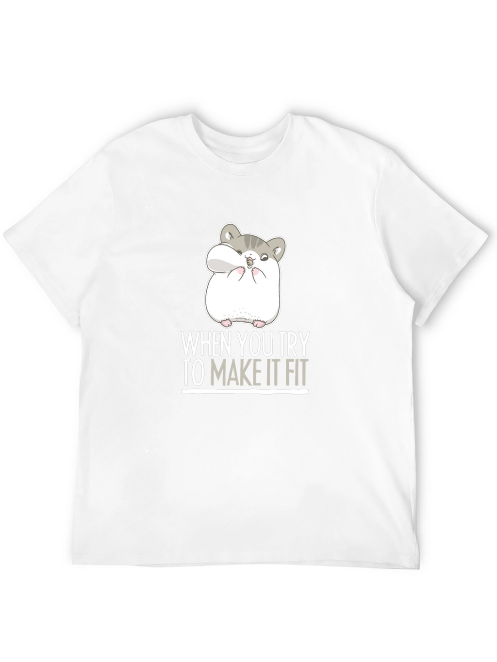 Hamster Fit Funny Graphic Tee