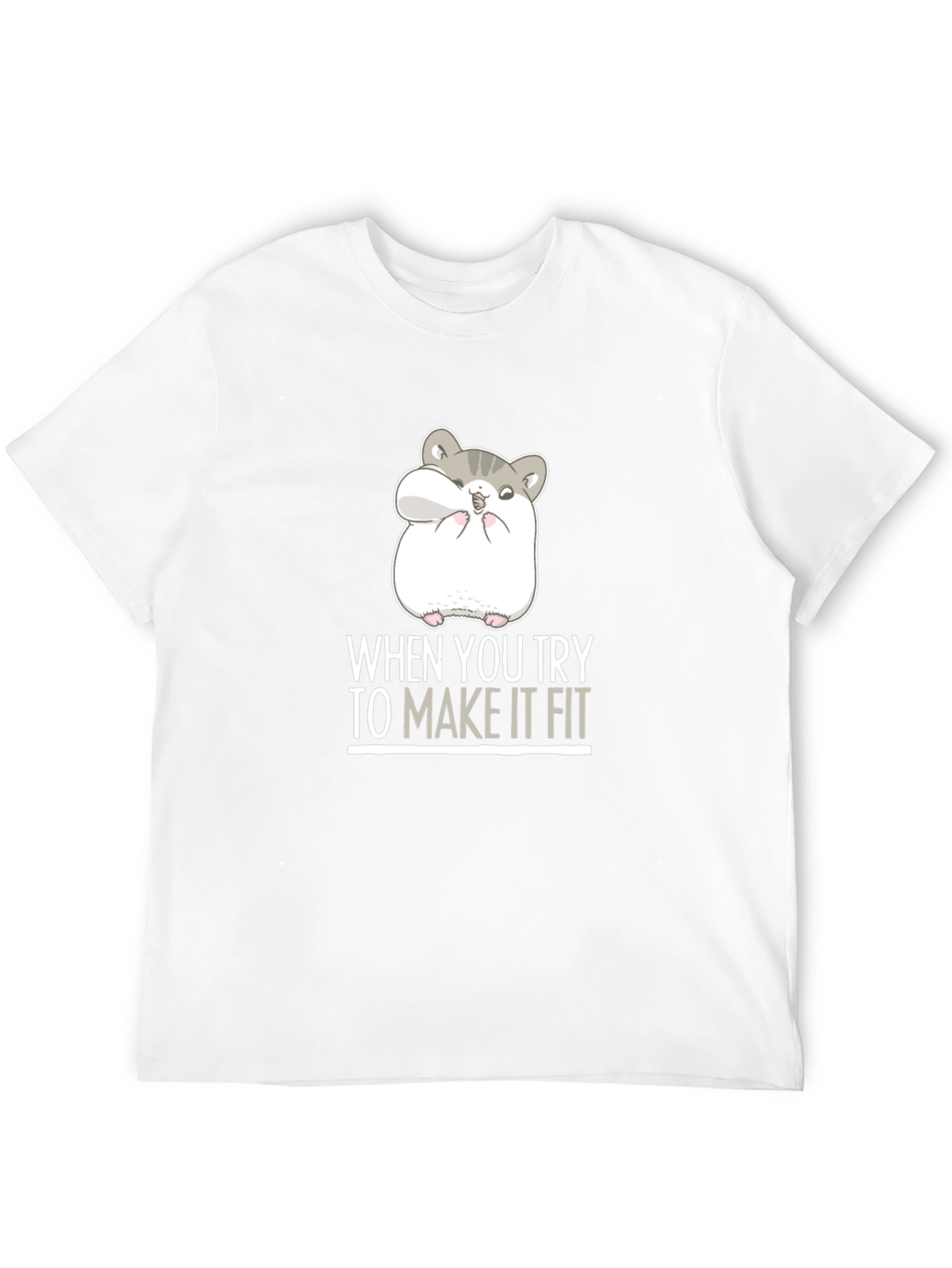 Hamster Fit Funny Graphic Tee