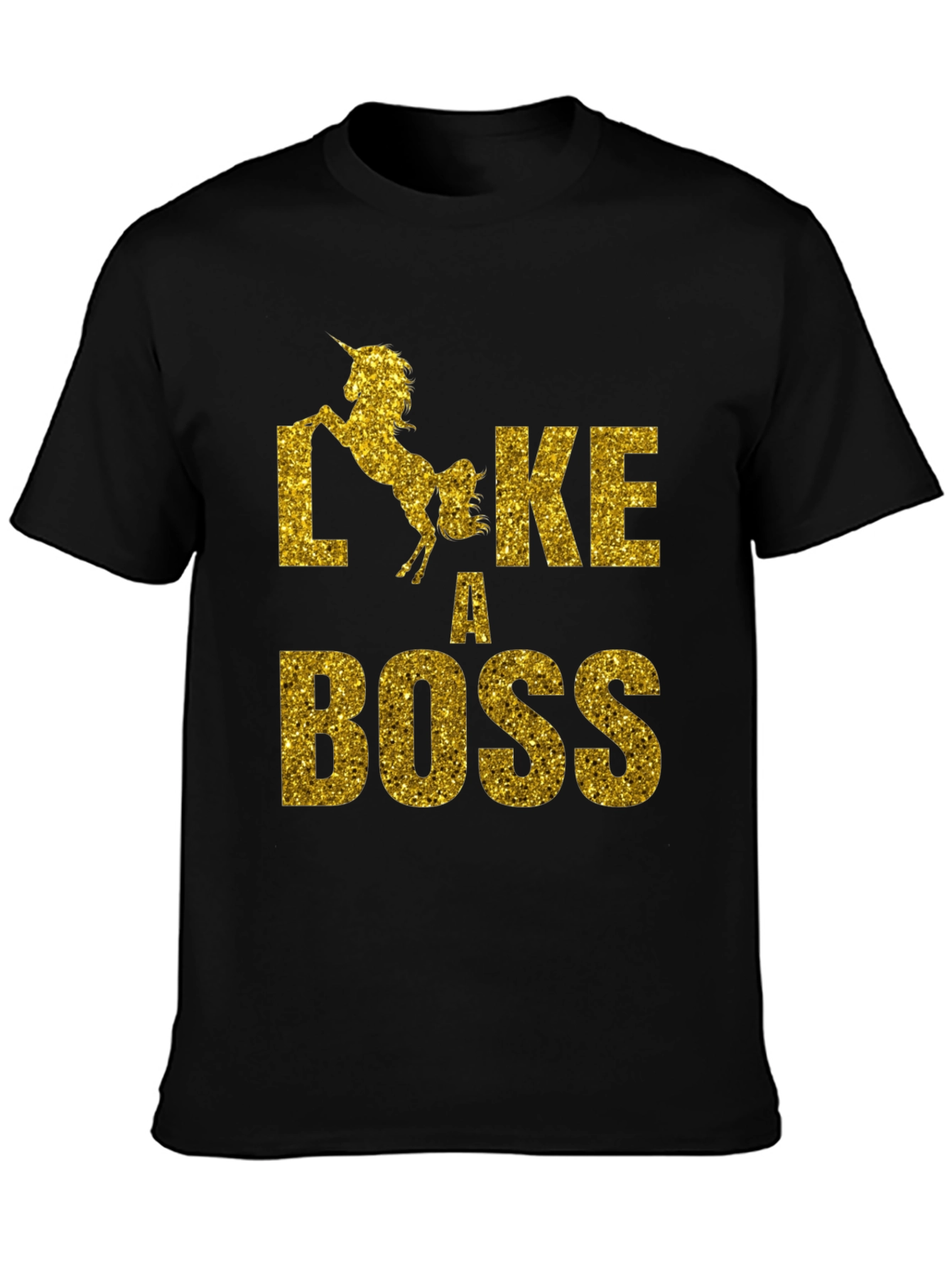 Like A Boss Unicorn Graphic Tee