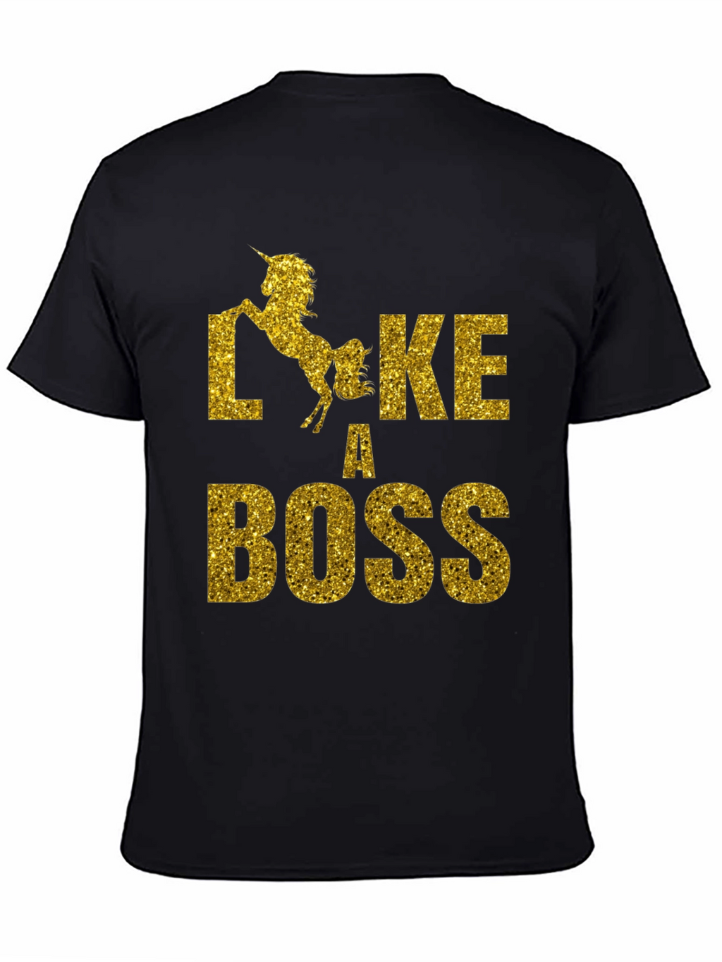Like A Boss Unicorn Graphic Tee