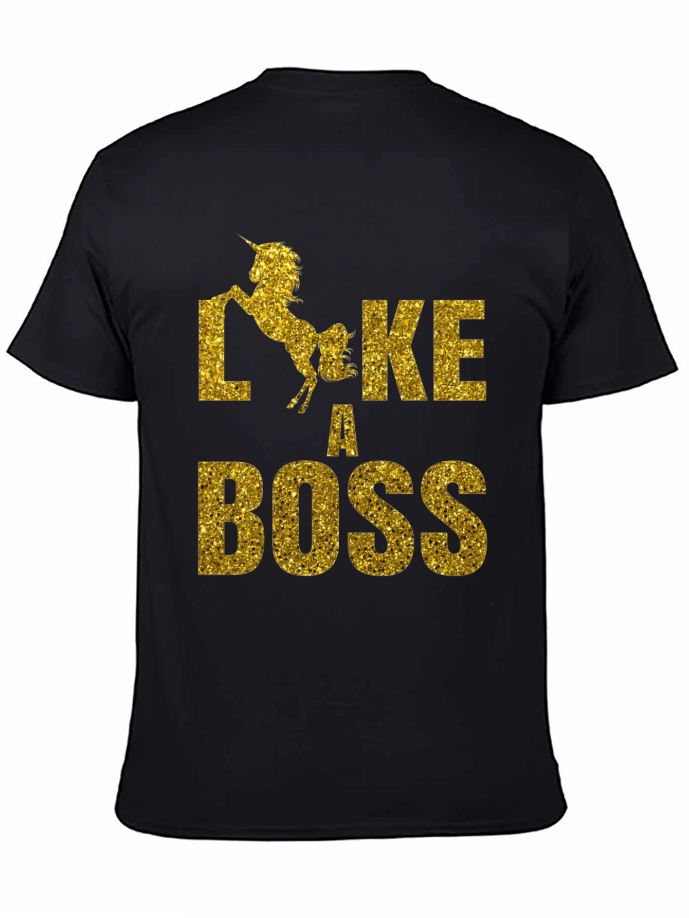 Like A Boss Unicorn Graphic Tee