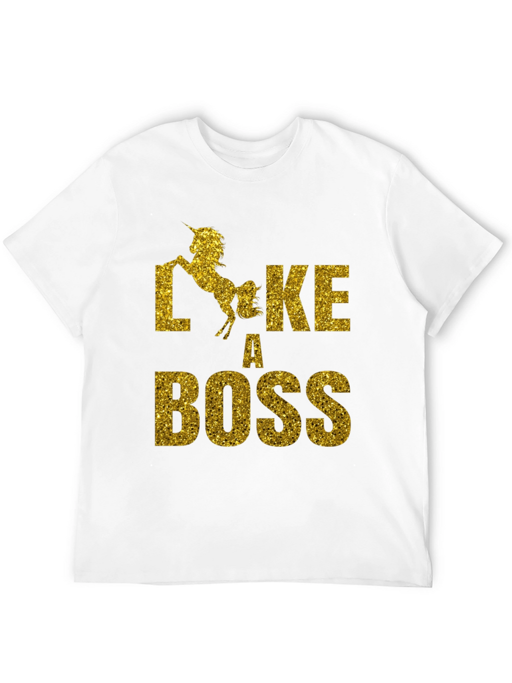 Like A Boss Unicorn Graphic Tee