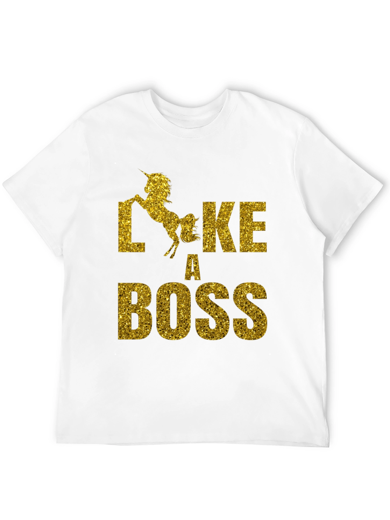 Like A Boss Unicorn Graphic Tee