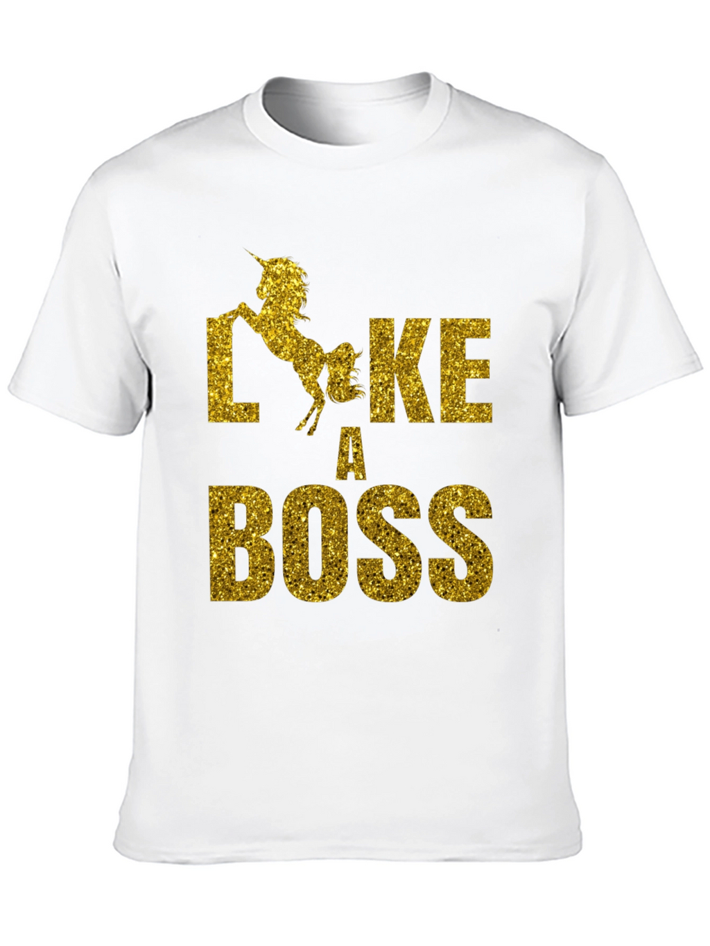 Like A Boss Unicorn Graphic Tee