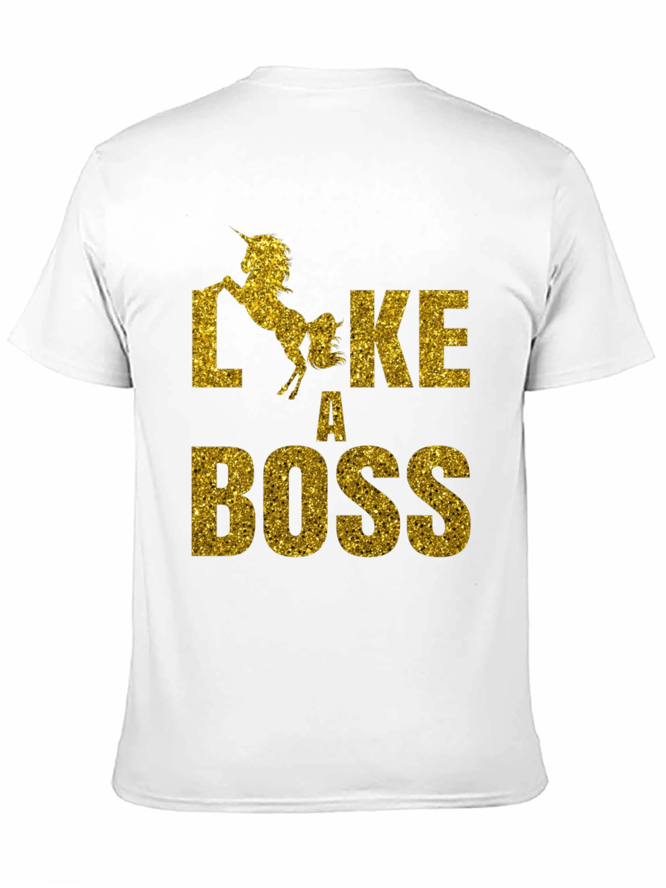 Like A Boss Unicorn Graphic Tee