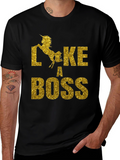 Like A Boss Unicorn Graphic Tee