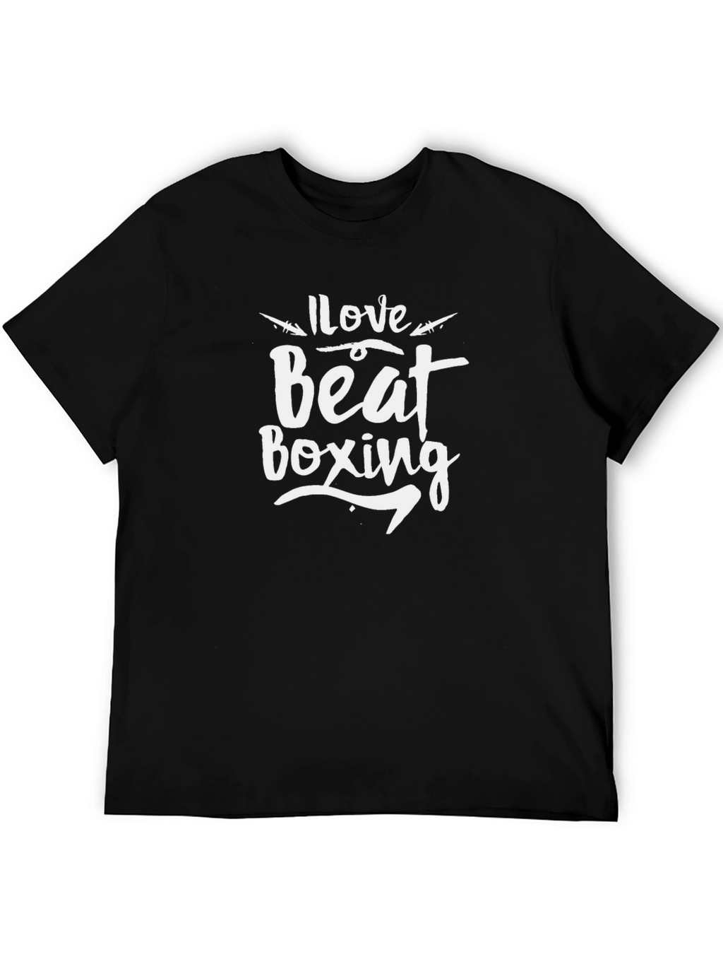 I Love Beat Boxing T-Shirt - Black Graphic Tee
