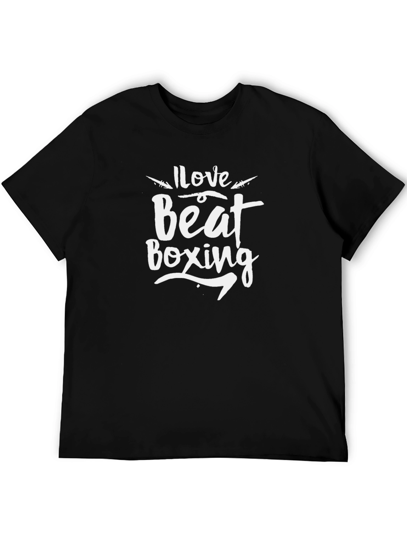 I Love Beat Boxing T-Shirt - Black Graphic Tee