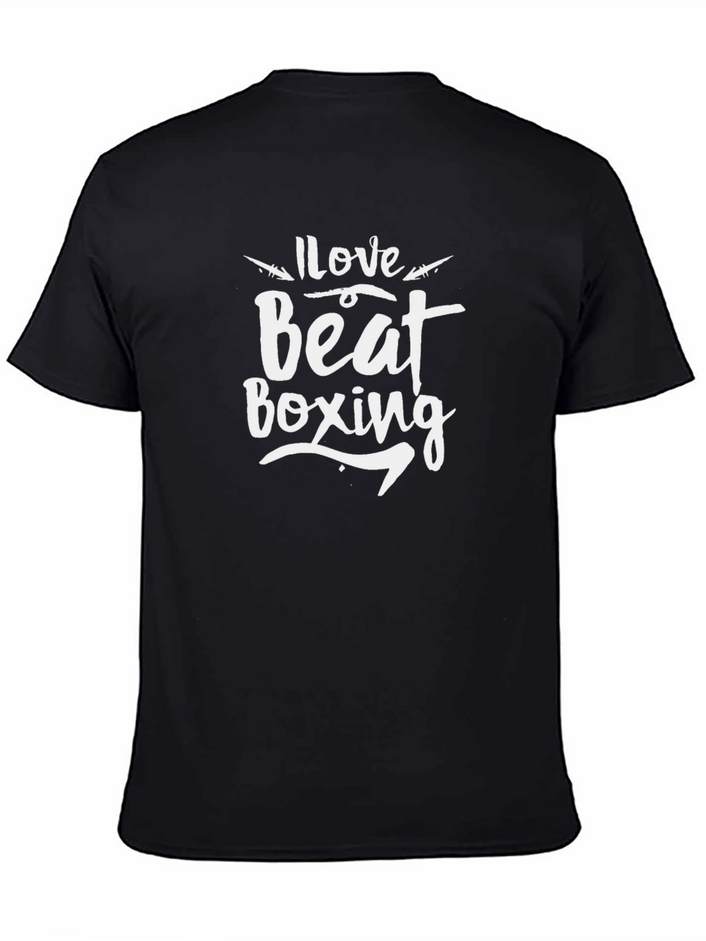 I Love Beat Boxing T-Shirt - Black Graphic Tee