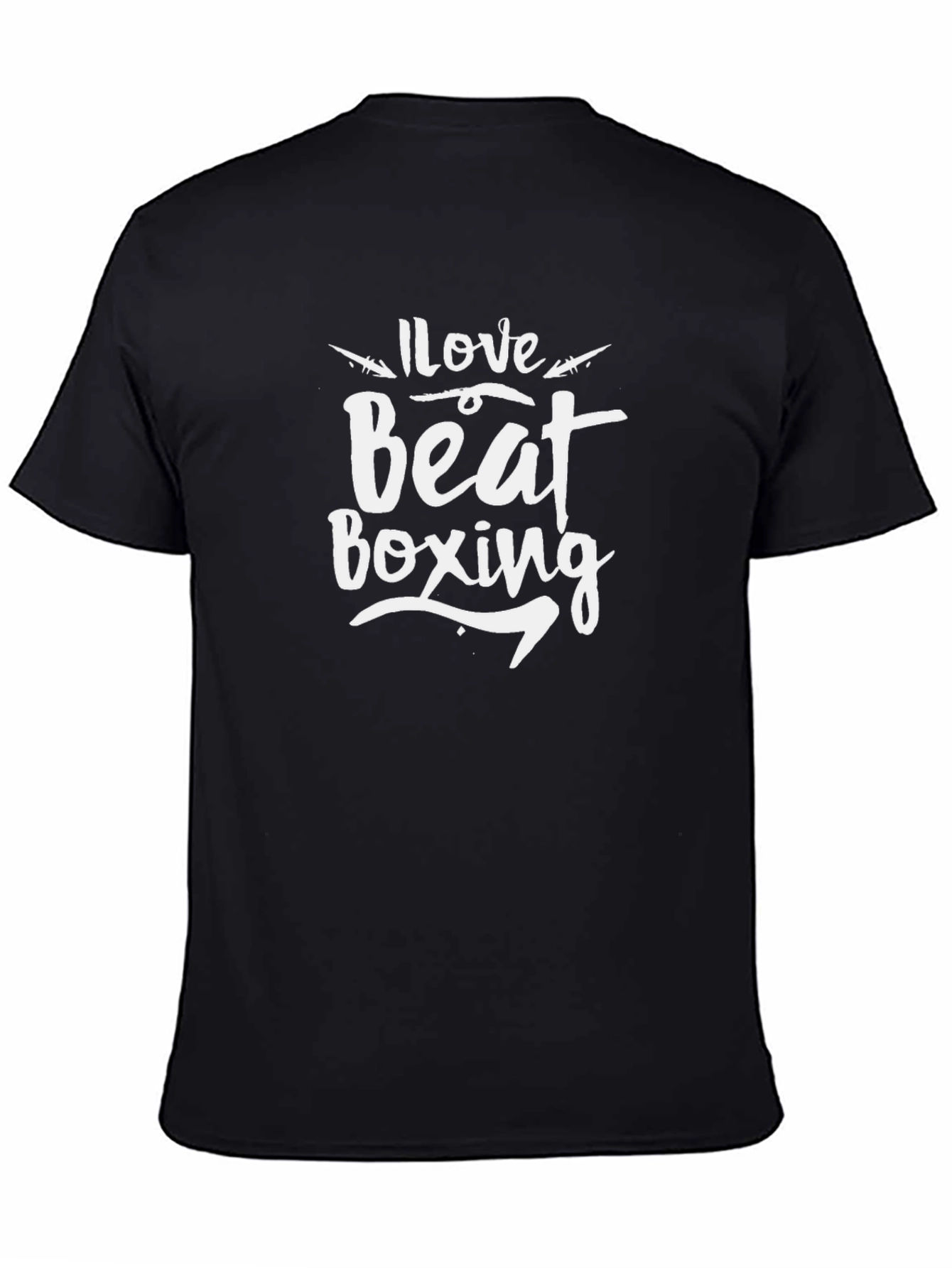 I Love Beat Boxing T-Shirt - Black Graphic Tee