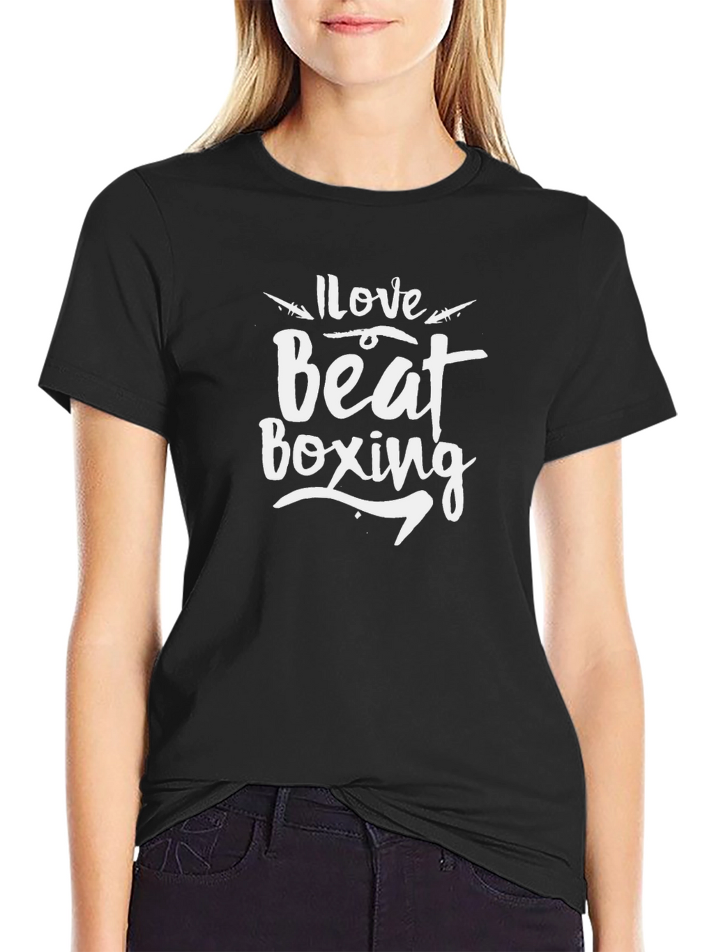 I Love Beat Boxing T-Shirt - Black Graphic Tee