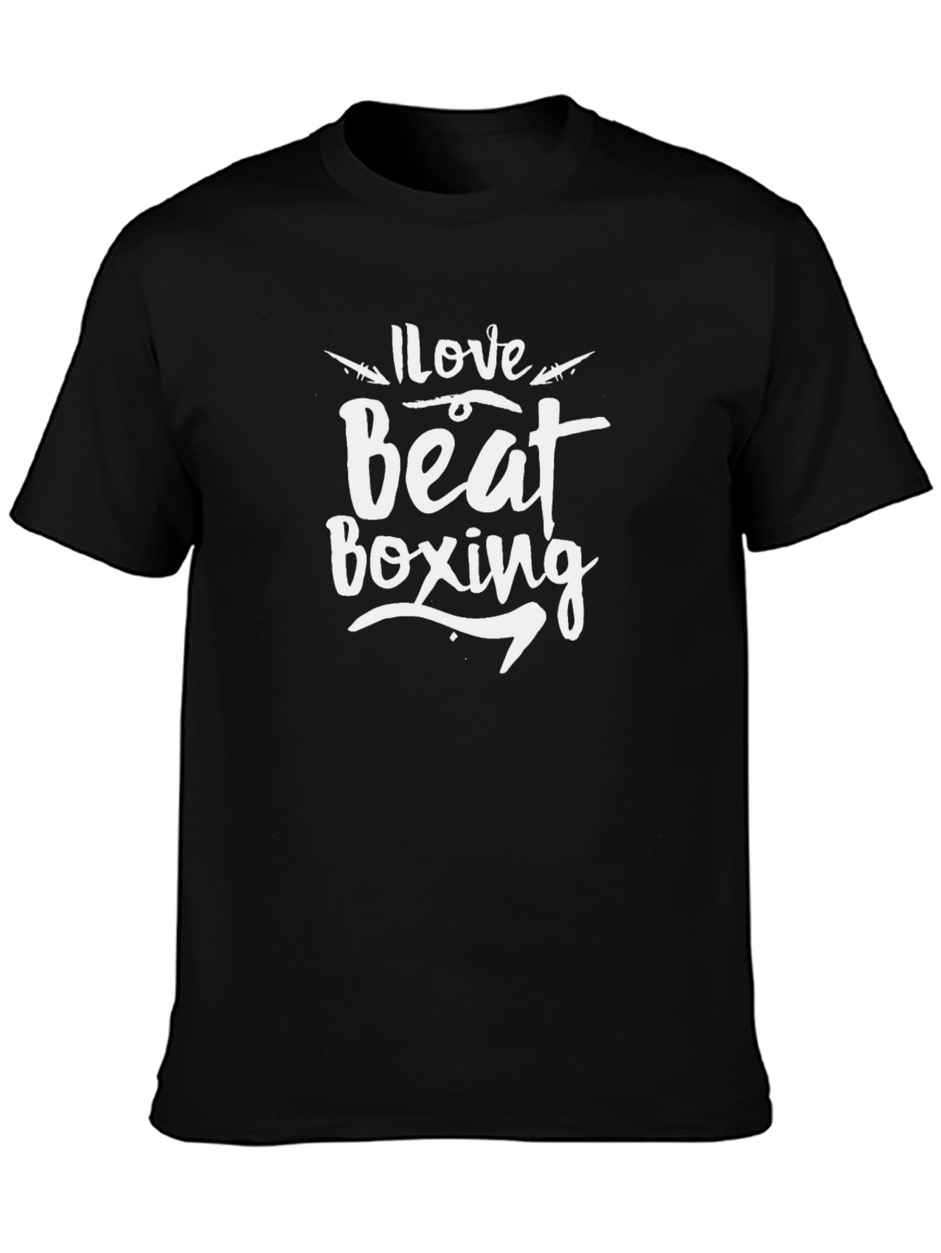 I Love Beat Boxing T-Shirt - Black Graphic Tee
