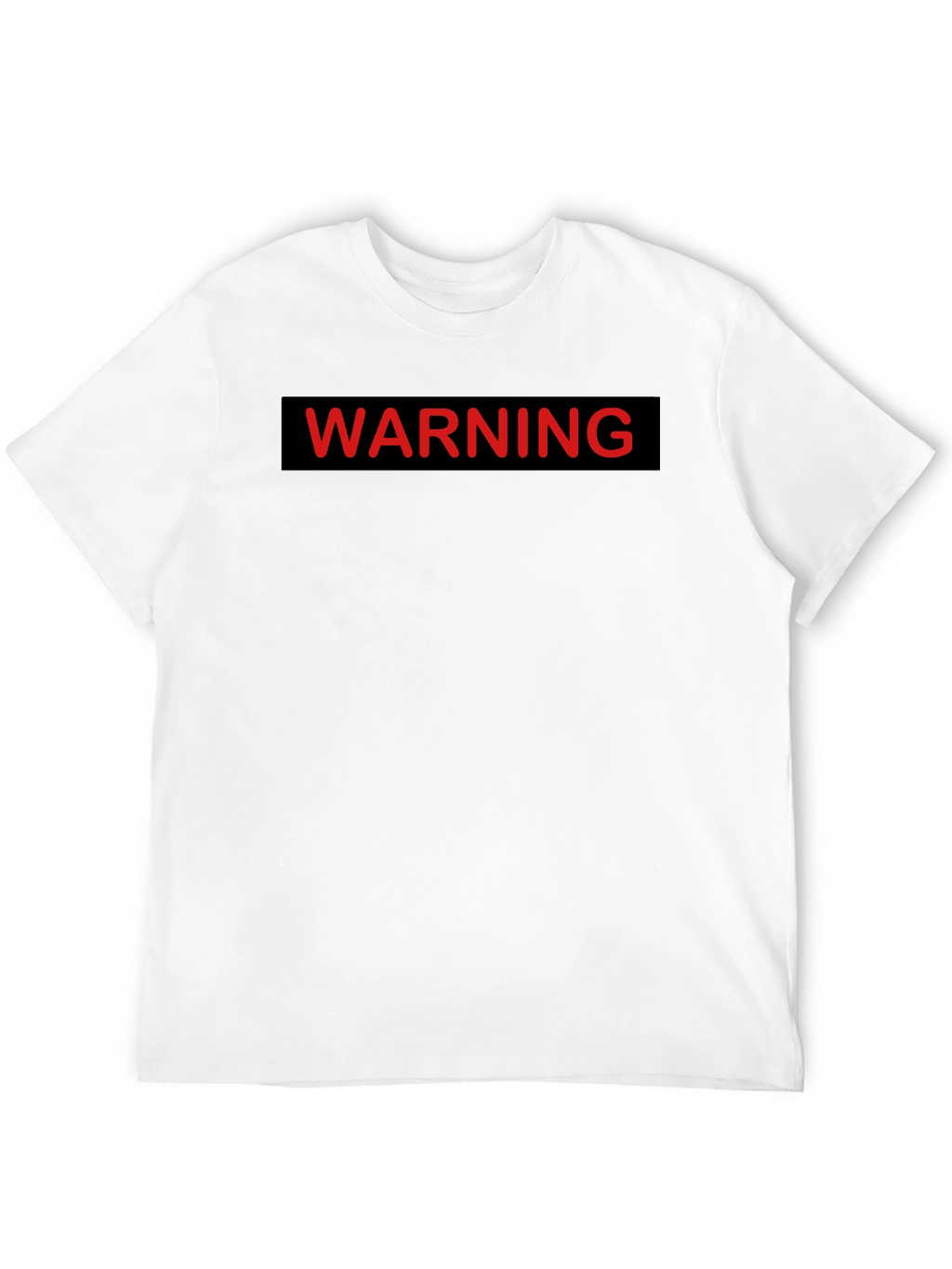 Warning Graphic Tee - Black T-Shirt