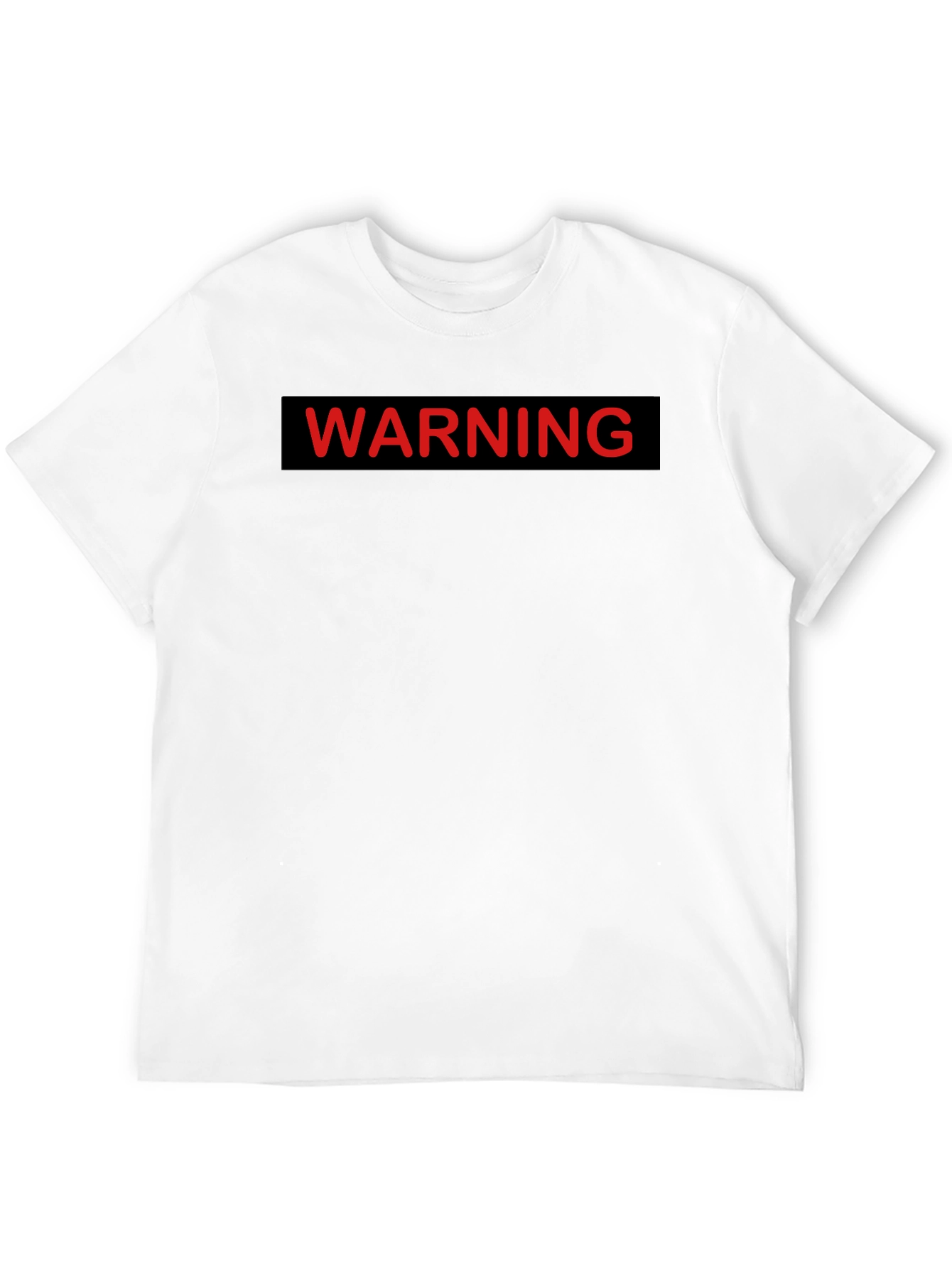 Warning Graphic Tee - Black T-Shirt