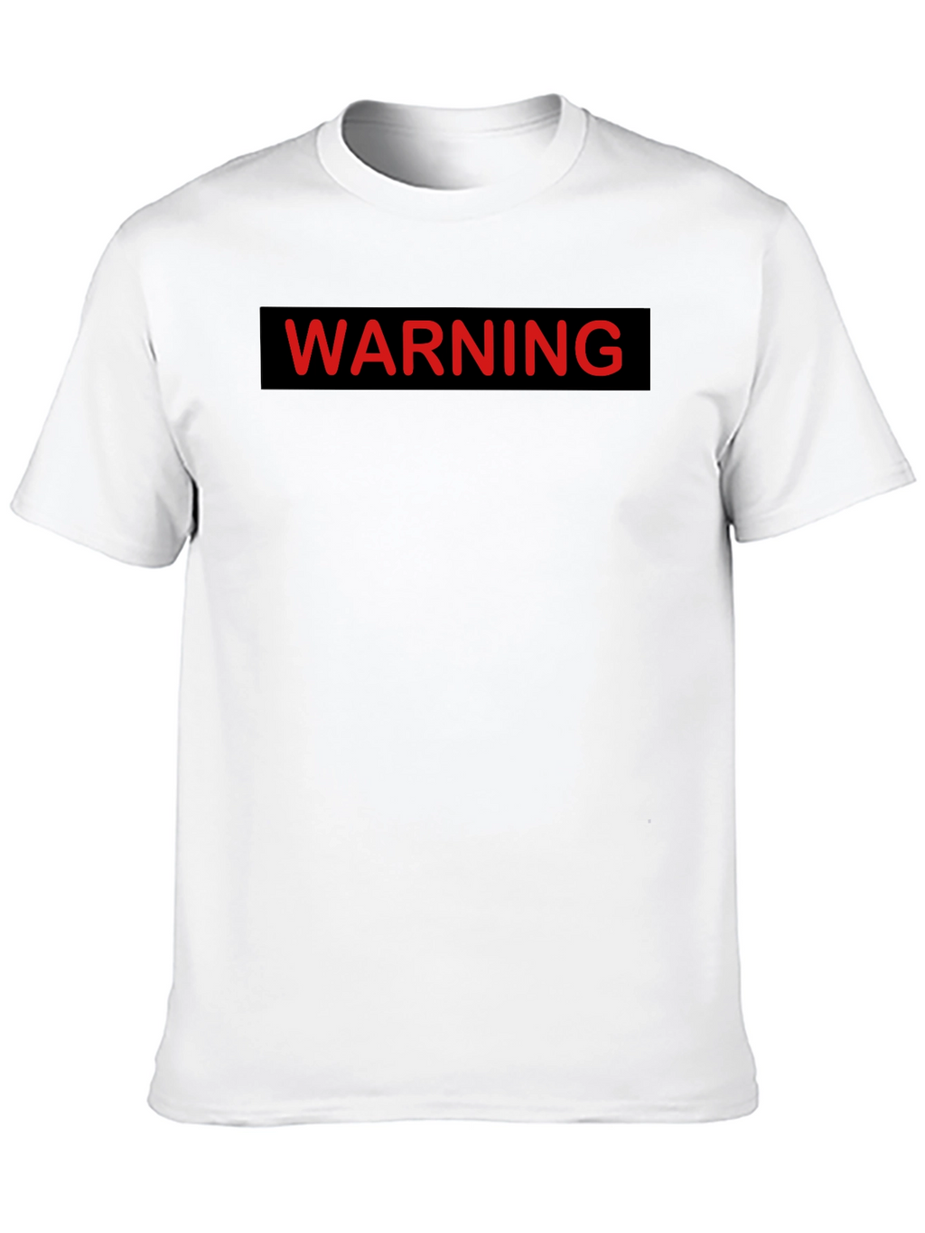 Warning Graphic Tee - Black T-Shirt