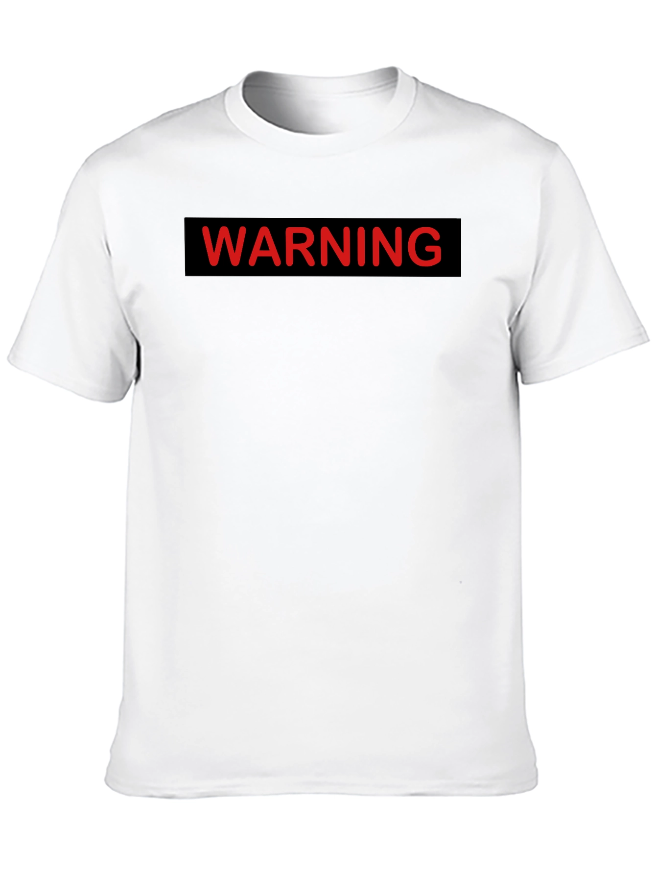 Warning Graphic Tee - Black T-Shirt