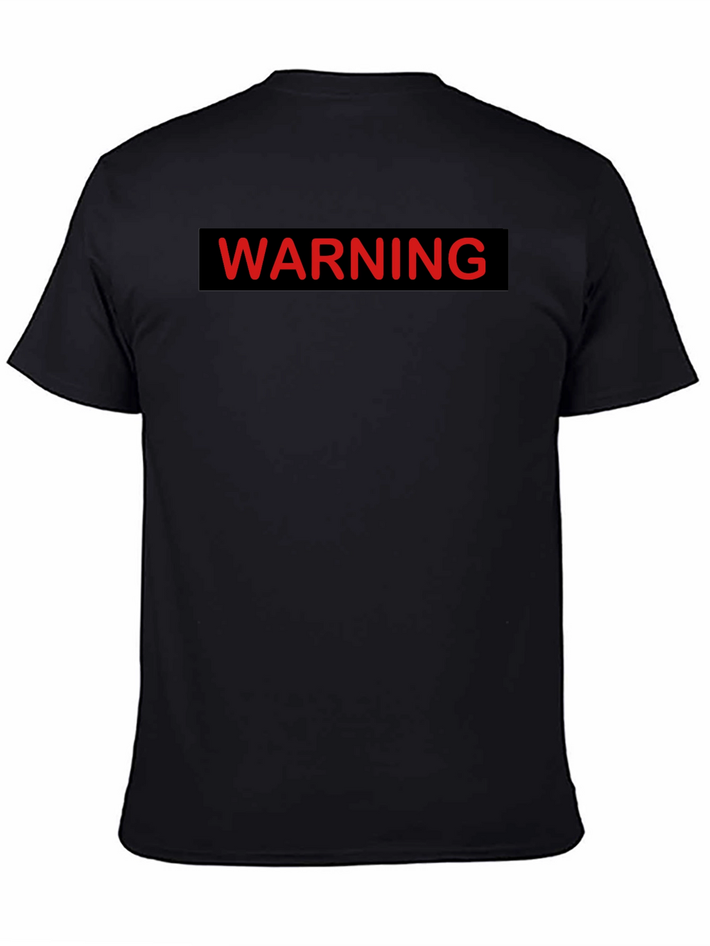 Warning Graphic Tee - Black T-Shirt