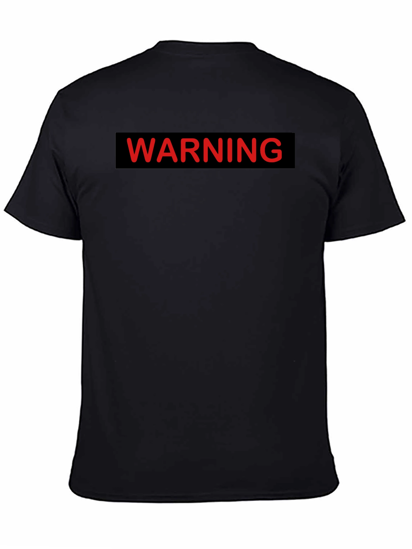 Warning Graphic Tee - Black T-Shirt