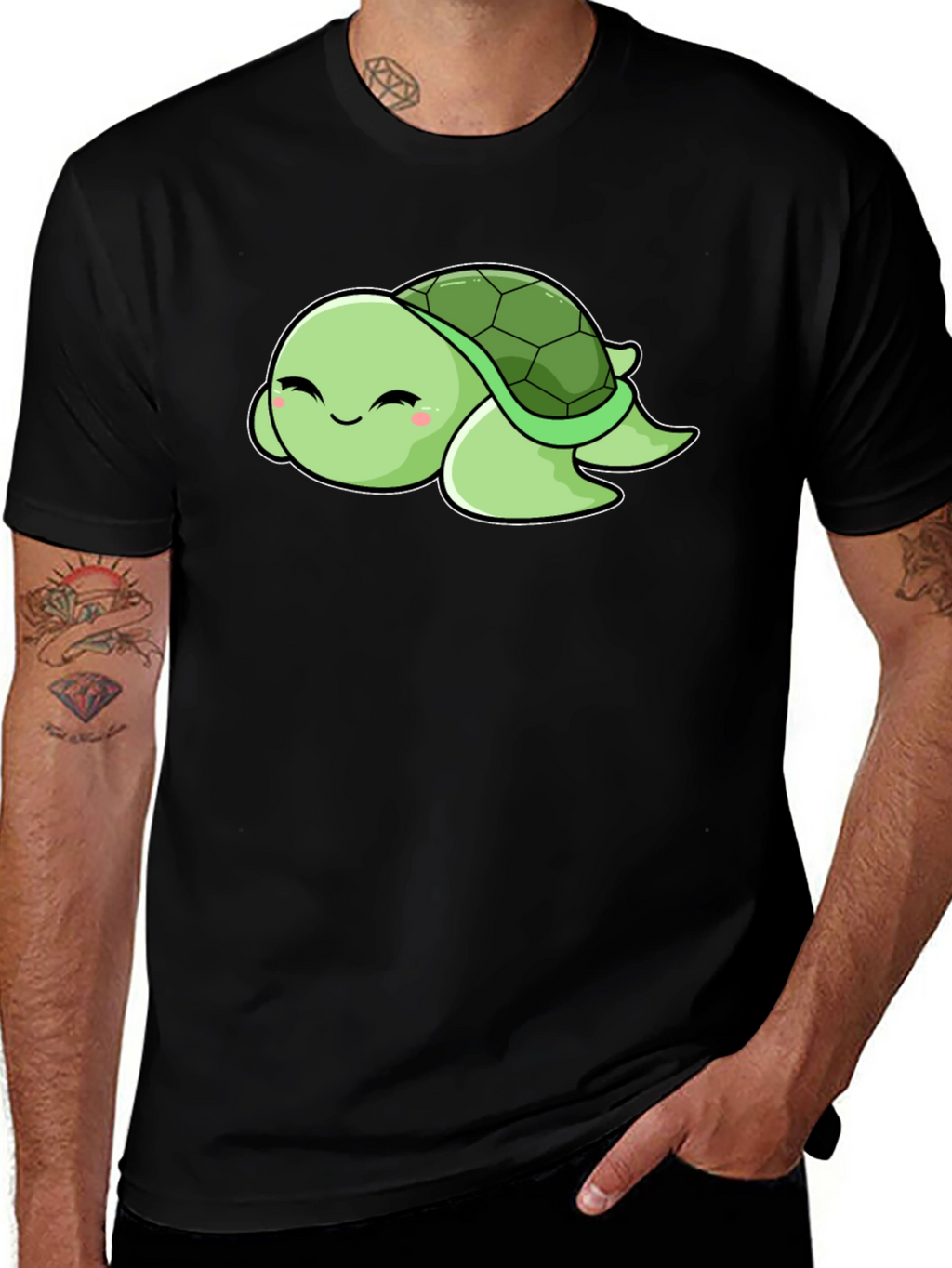 Cute Turtle Graphic Tee - Soft & Stylish