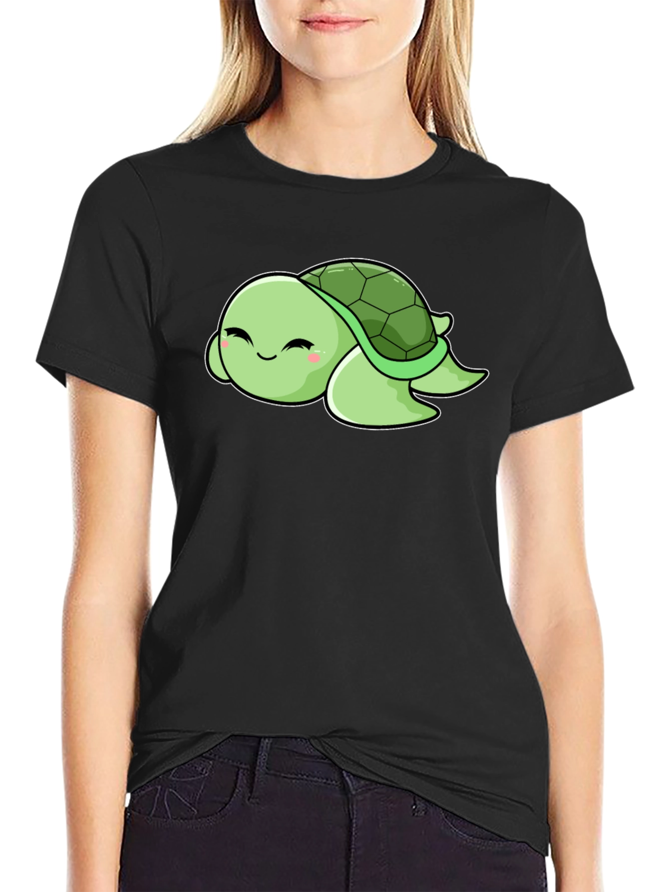 Cute Turtle Graphic Tee - Soft & Stylish