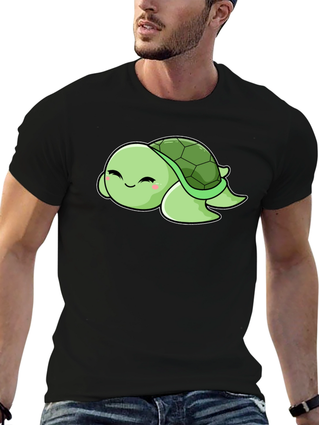Cute Turtle Graphic Tee - Soft & Stylish