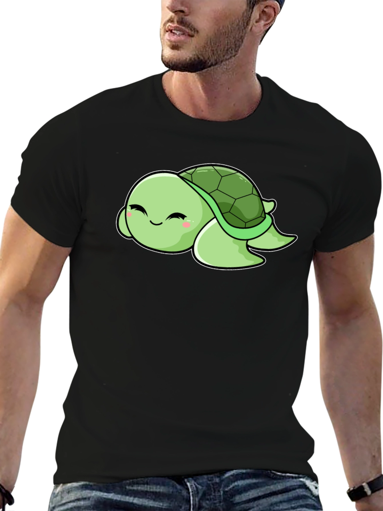 Cute Turtle Graphic Tee - Soft & Stylish
