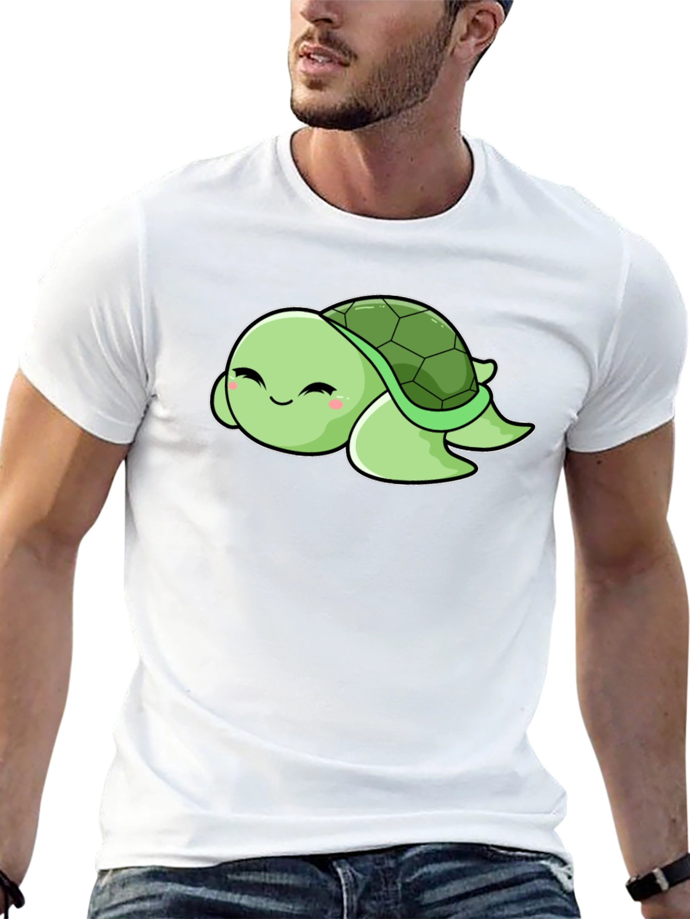 Cute Turtle Graphic Tee - Soft & Stylish