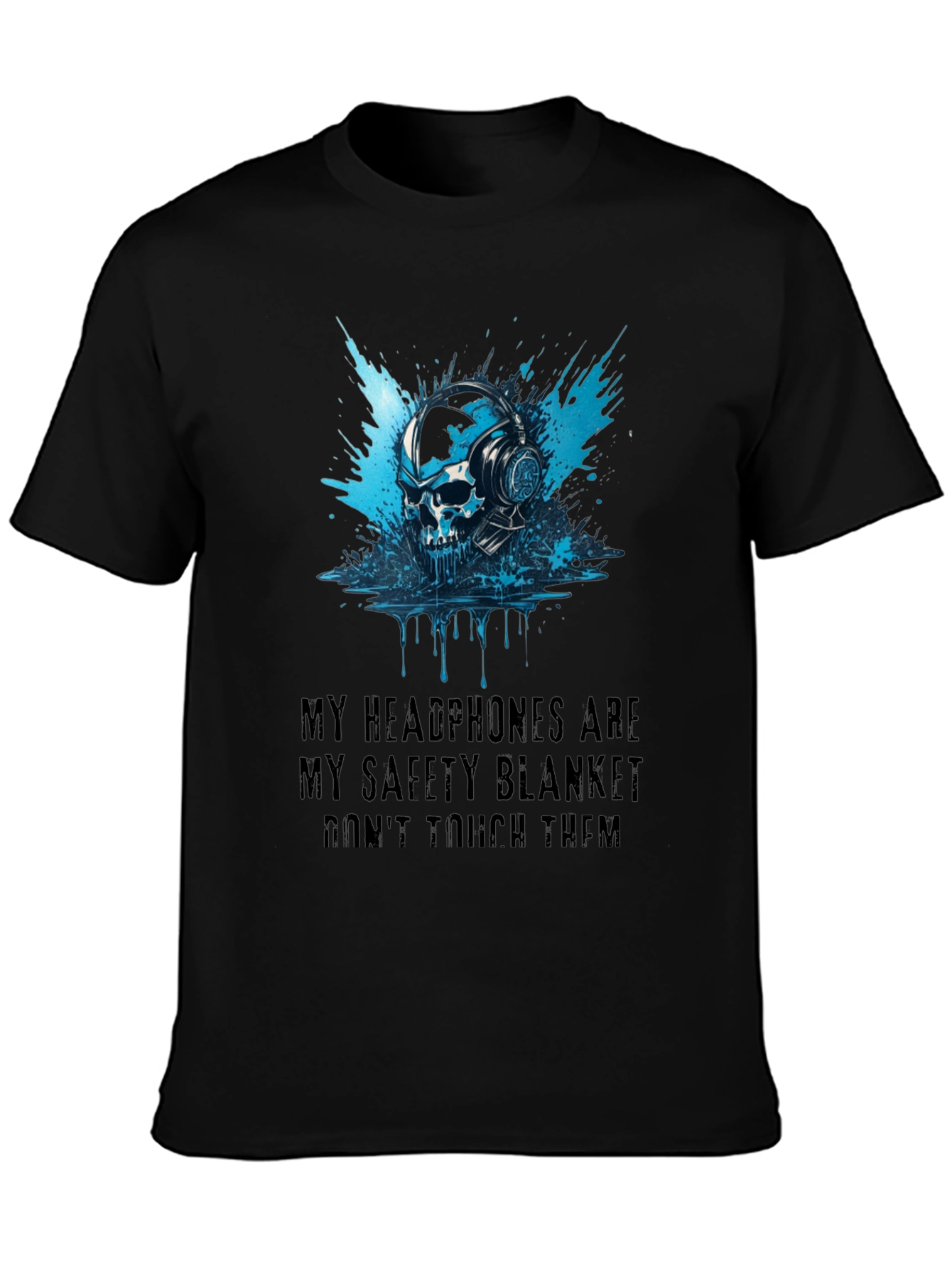 Skull Headphone Graphic Tee