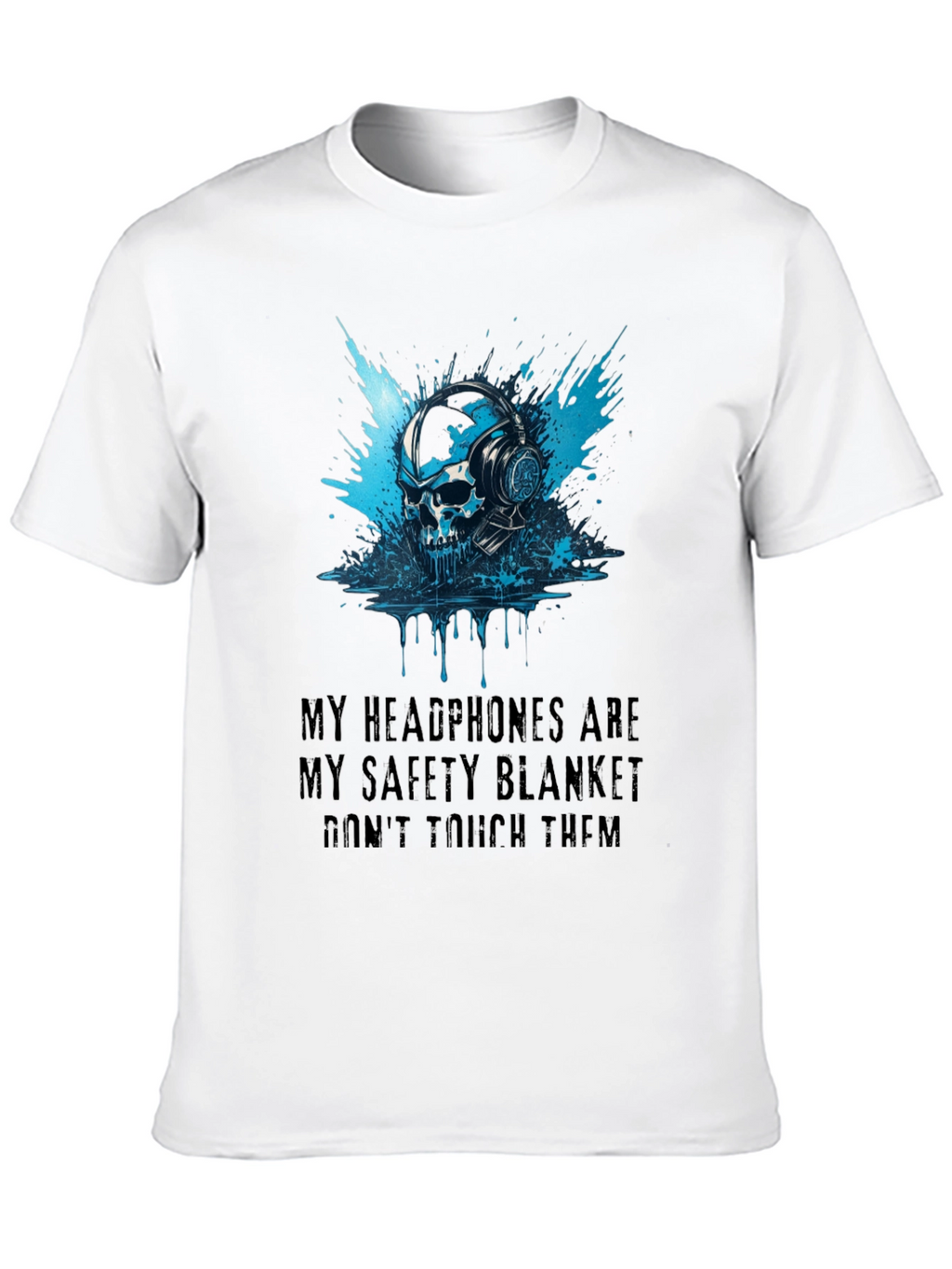 Skull Headphone Graphic Tee