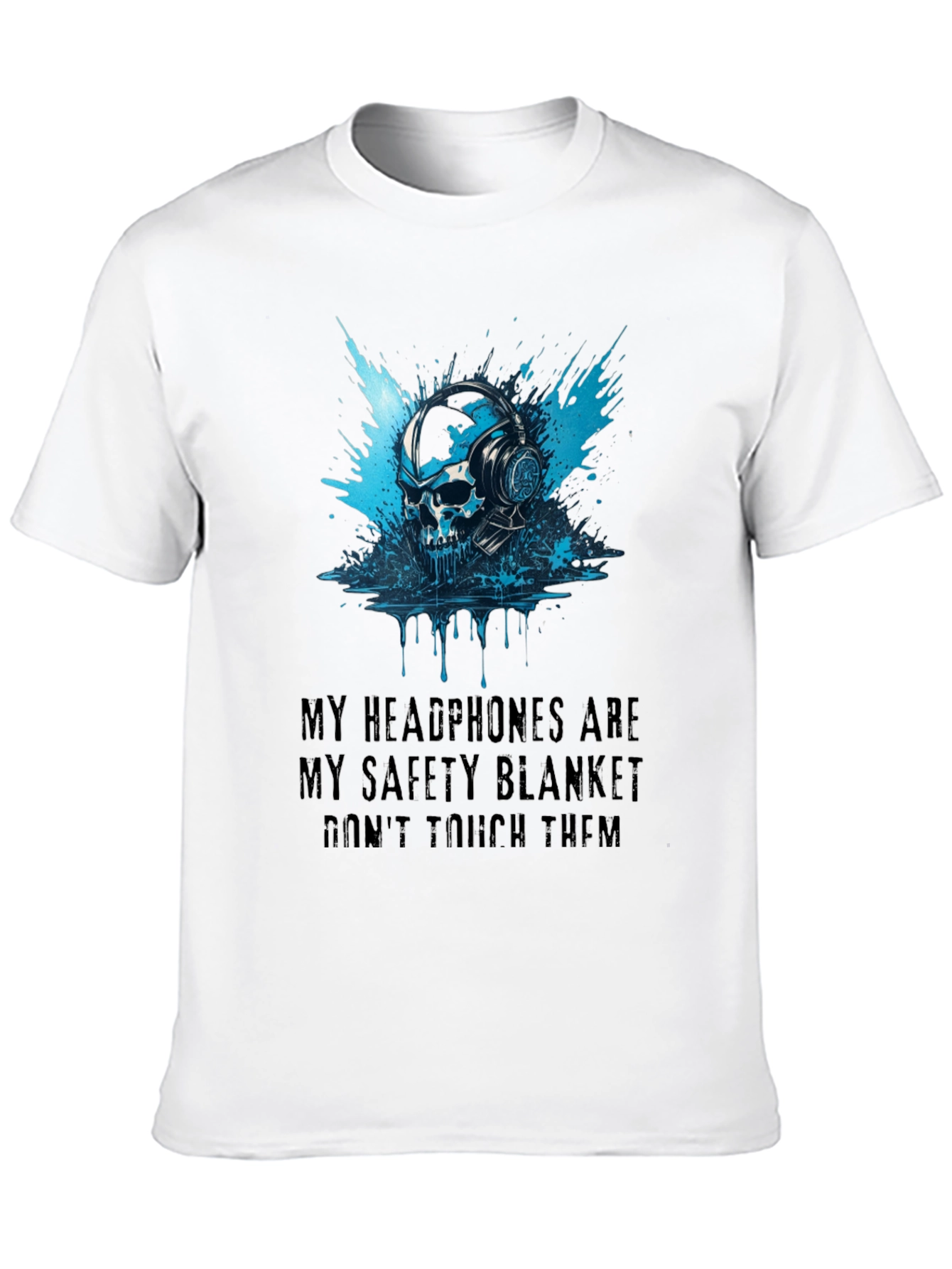 Skull Headphone Graphic Tee